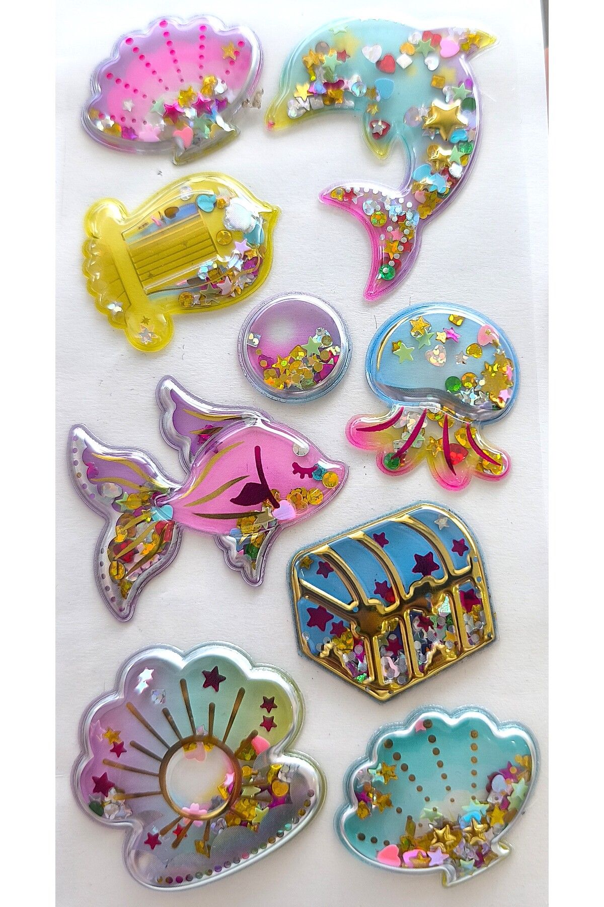 Pazar Kapısı Kabartmalı Yapışkanlı Sticker, Süs Dekor Işıltılı Parlak Simli