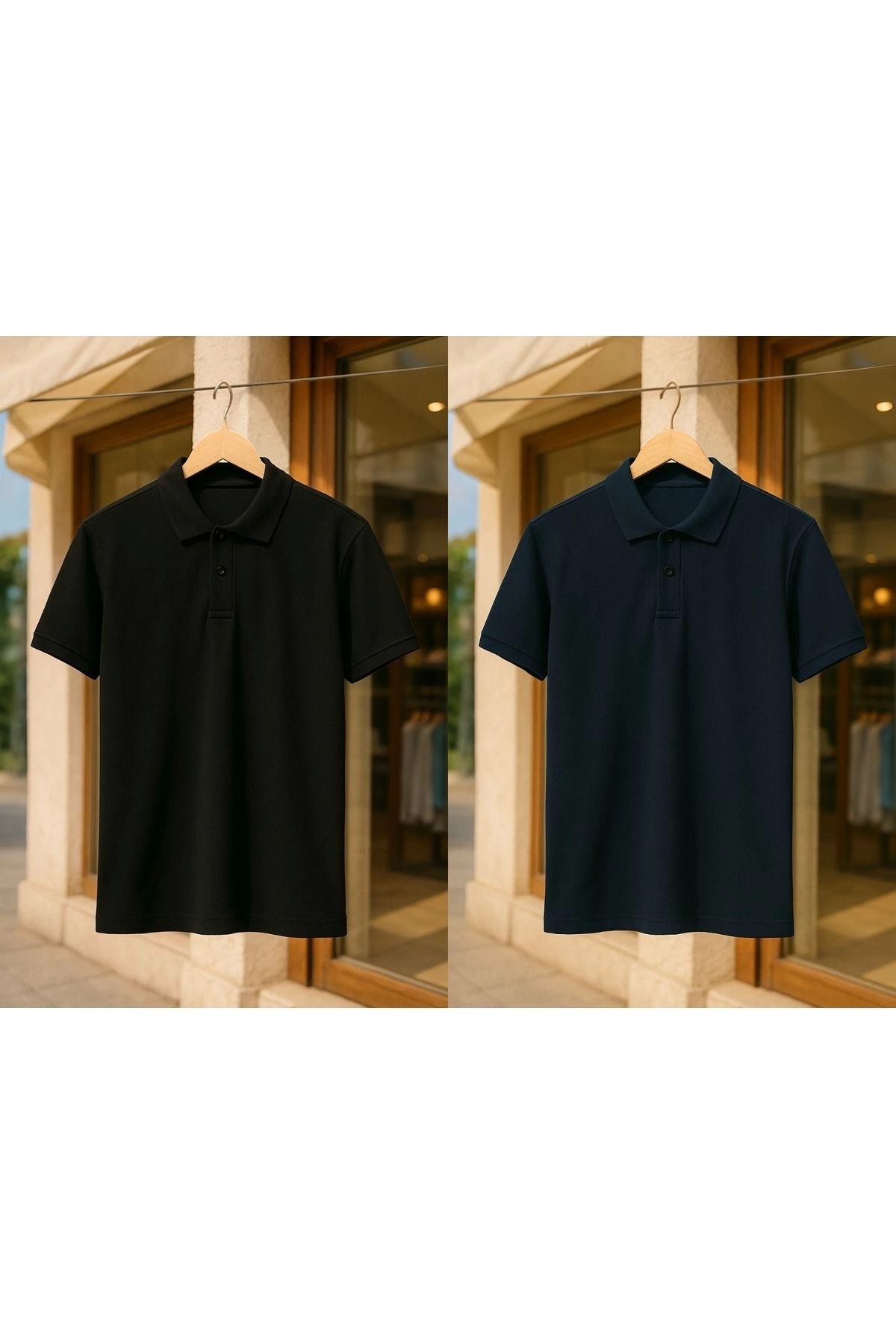 LC Waikiki LCWAIKIKII Desensiz Basic Premium Erkek Polo Yaka 2'li Paket