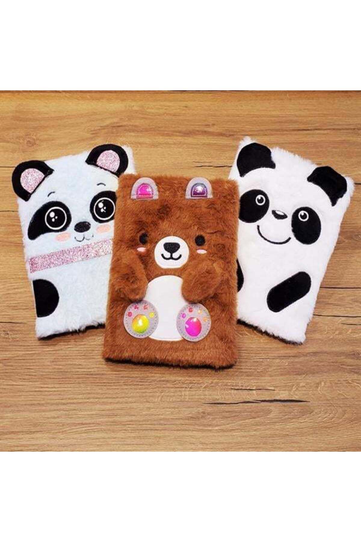 Emperium Panda Tasarımlı Peluş Defter