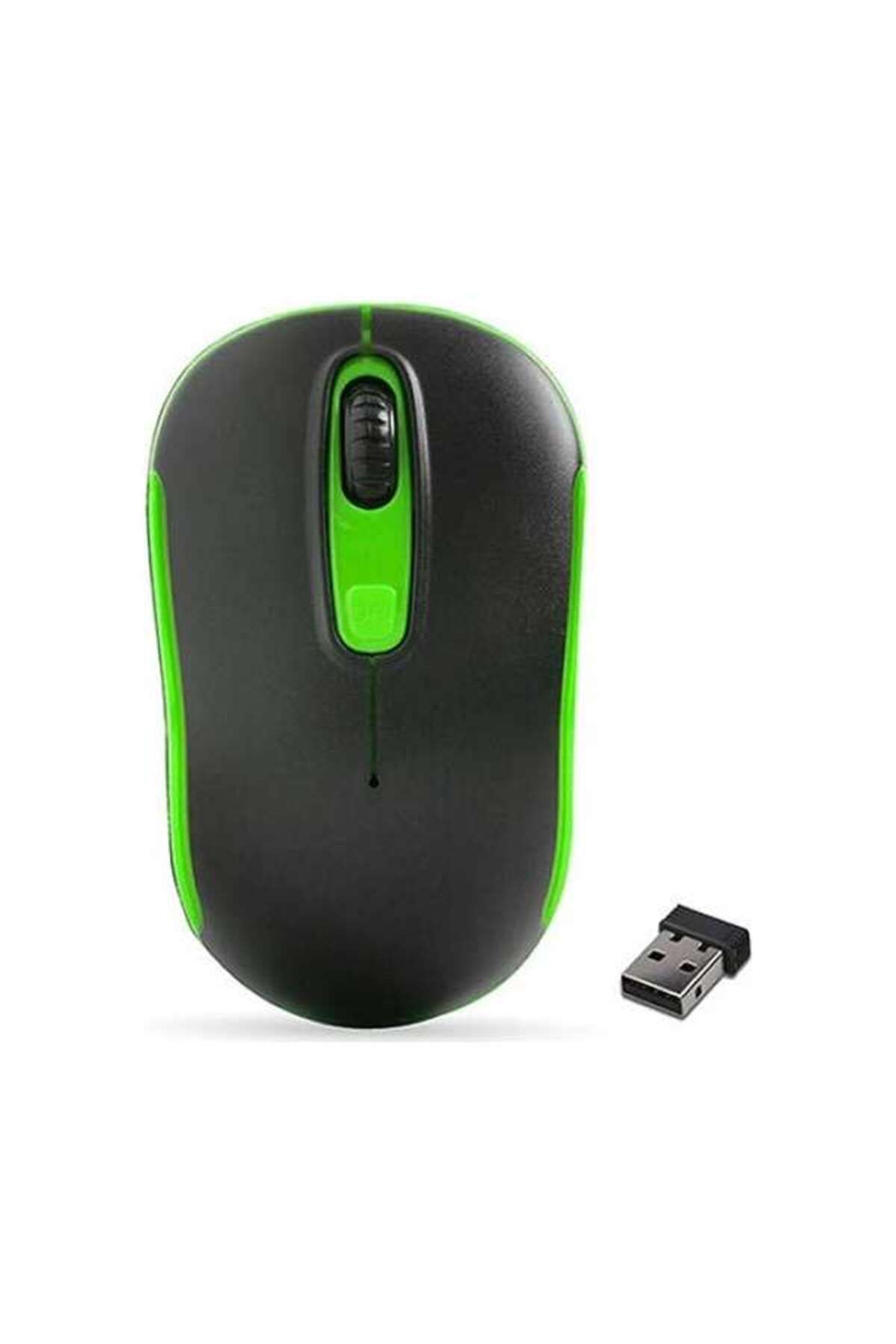 Everest SM-804 Usb Siyah/Yeşil Kablosuz Mouse