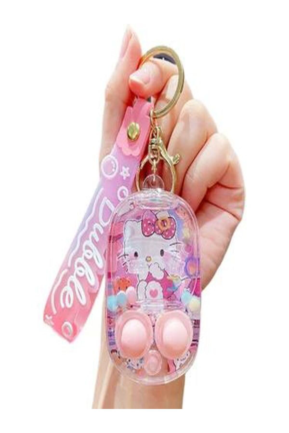 EyER Shoping Sanrio Su Oyunlu Anahtarlık VİP Kalite Pembe