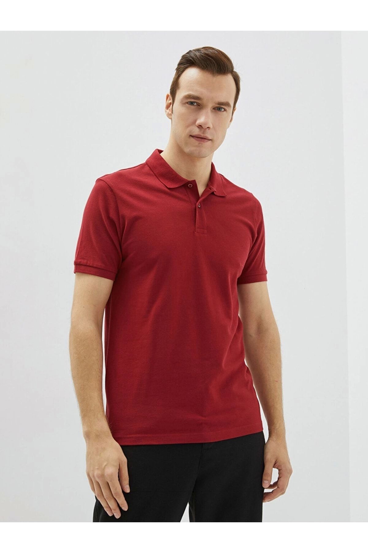LC Waikiki Basıc Polo Yaka Kısa Kollu Pike Erkek Tişört