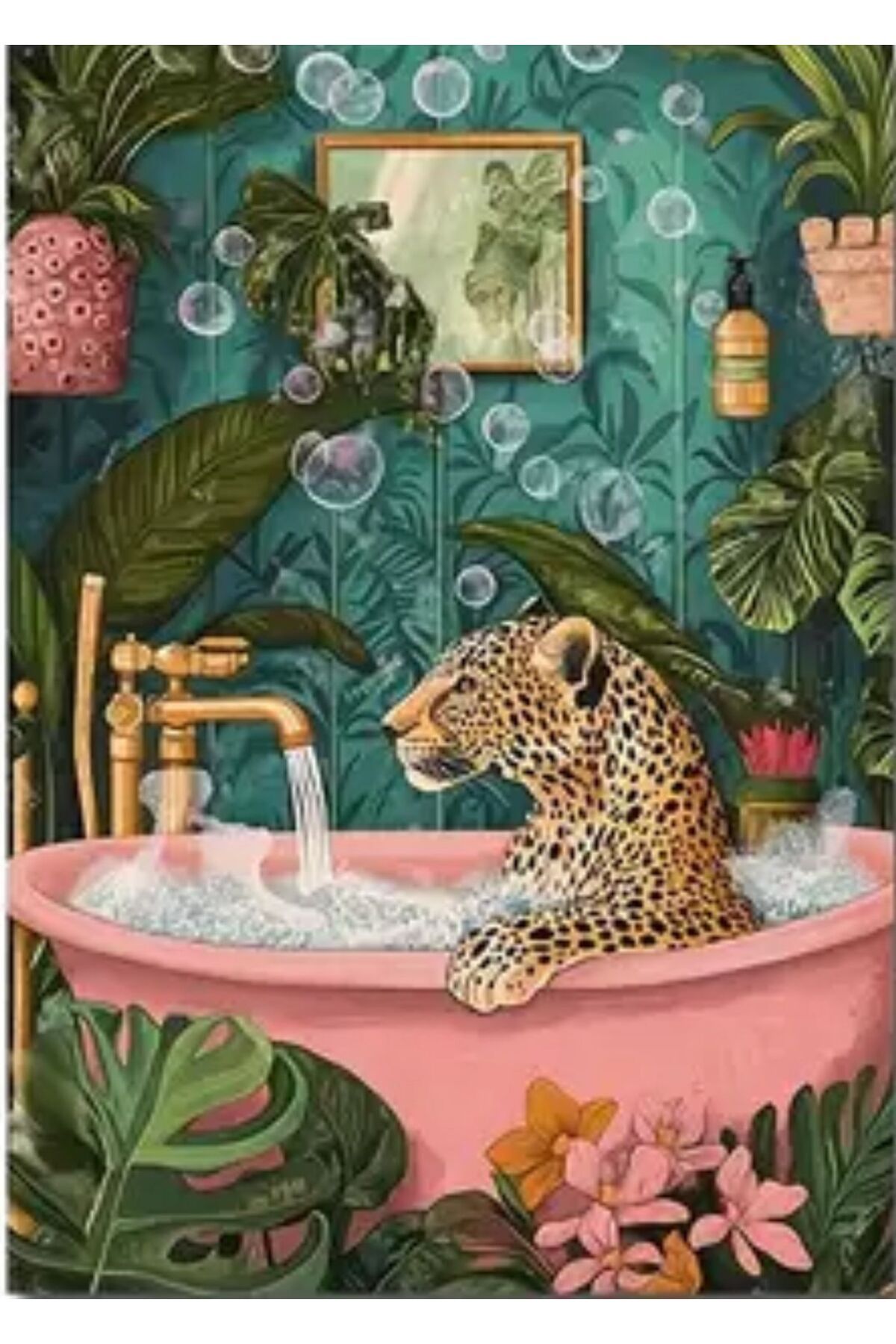 Rugs Modern Halı Kuzey Koleksiyonu Küvette Leopar Detaylı Dokuma Taban Modern Dekoratif Halı kuzey53