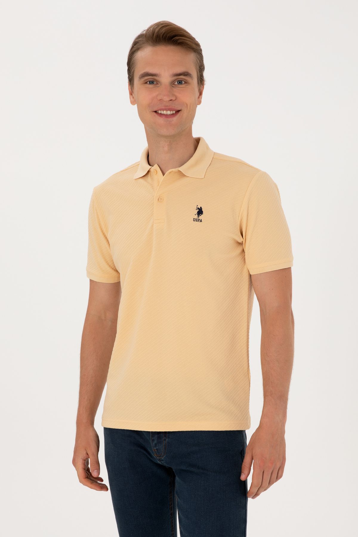 U.S. Polo Assn. U.s. Polo Assn. Erkek Regular Polo Yaka T-Shirt 2106316