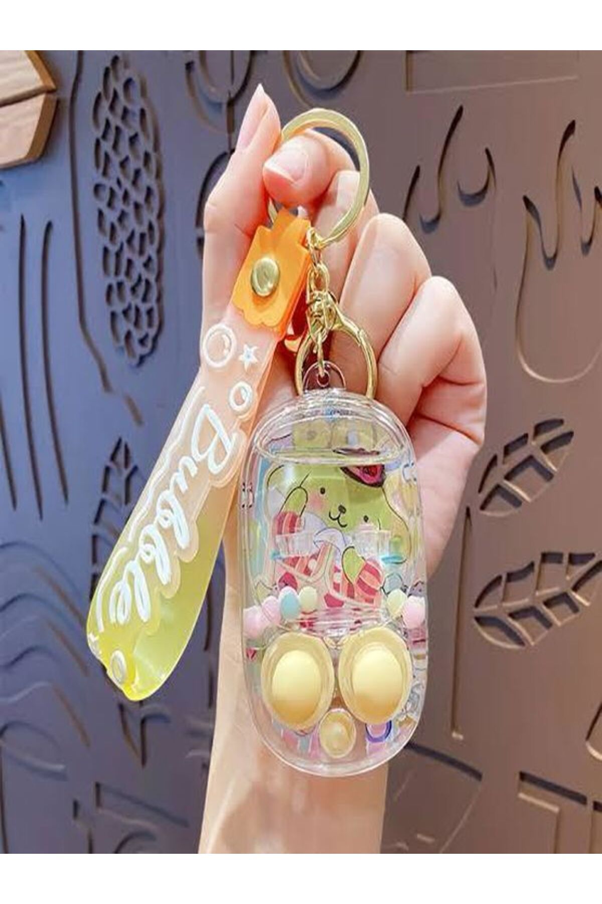 EyER Shoping Sanrio Su Oyunlu Anahtarlık VİP Kalite Sarı