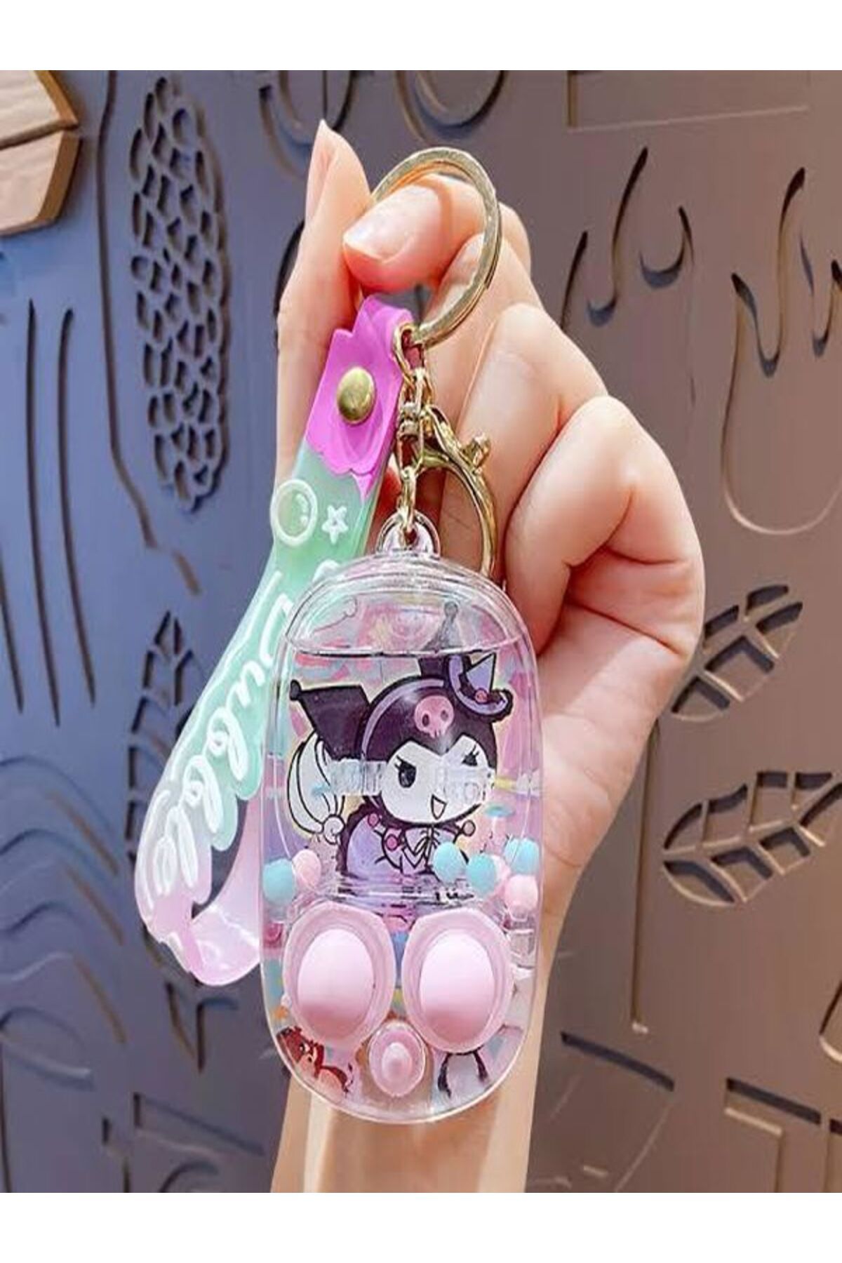 EyER Shoping Sanrio Su Oyunlu Anahtarlık VİP Kalite Mor