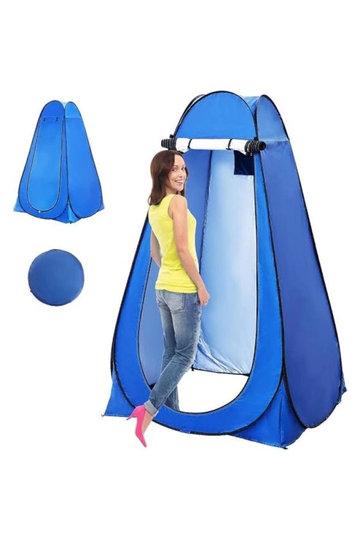 shopwave Kamp Otomatik Giyinme Ve Tuvalet Kabini 120 x 120 x 190 CM