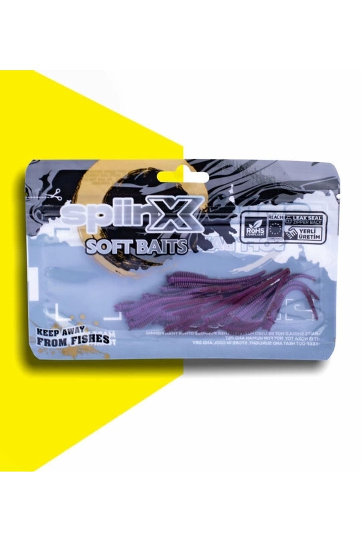 SpiinX Sandworm Lrf Silikon 6cm 18p Renk: D.n
