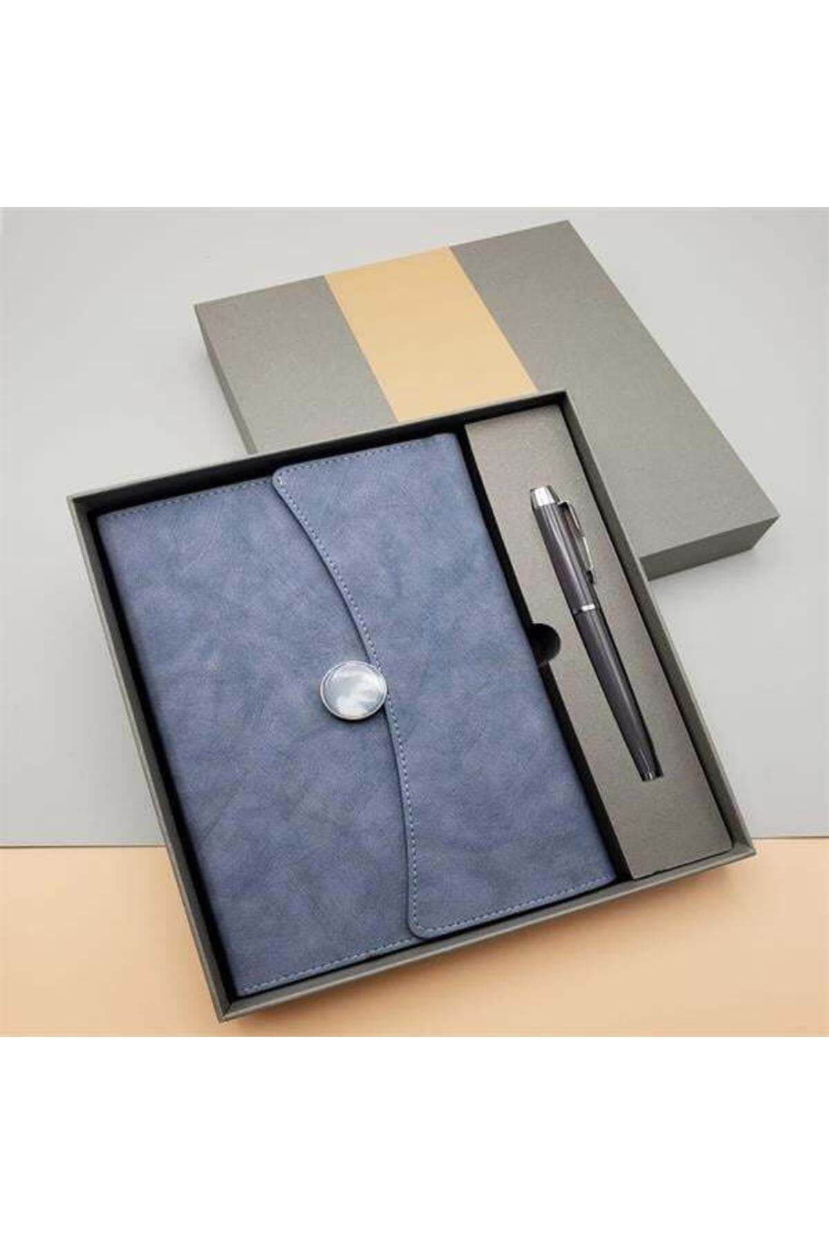 Emperium Promosyon Defter Kalem Seti Lacivert Renk