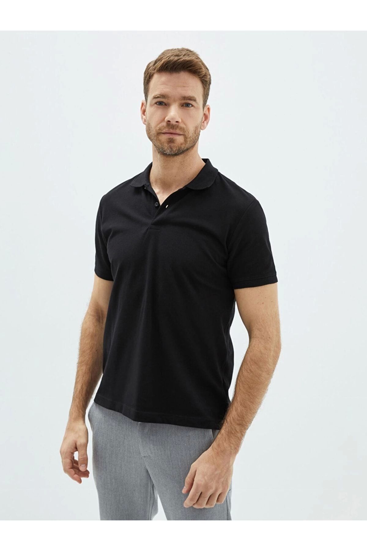 LC Waikiki Polo Yaka Kısa Kollu Pike Erkek Tişört