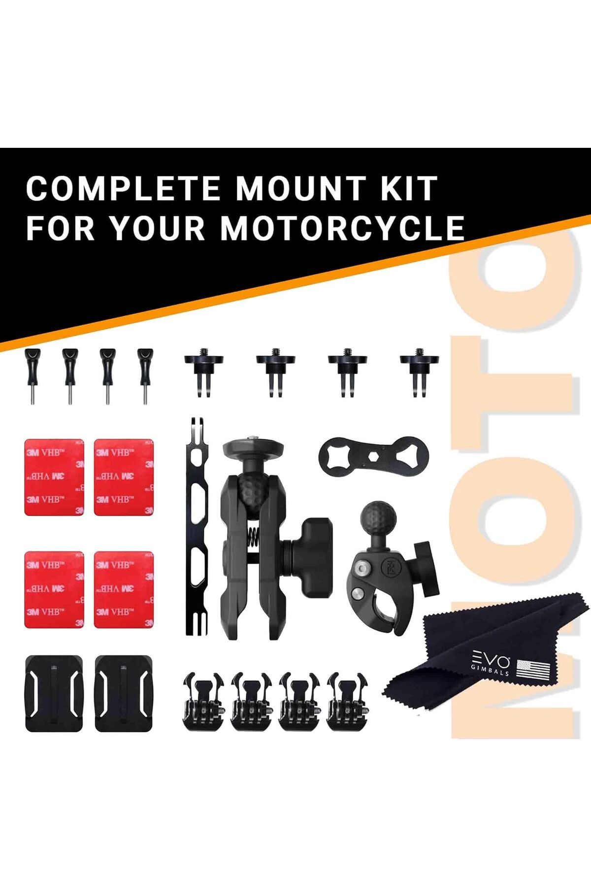 Insta360-Complete Mounting Kit for Insta360 ONE R/RS 360 Cameras 3