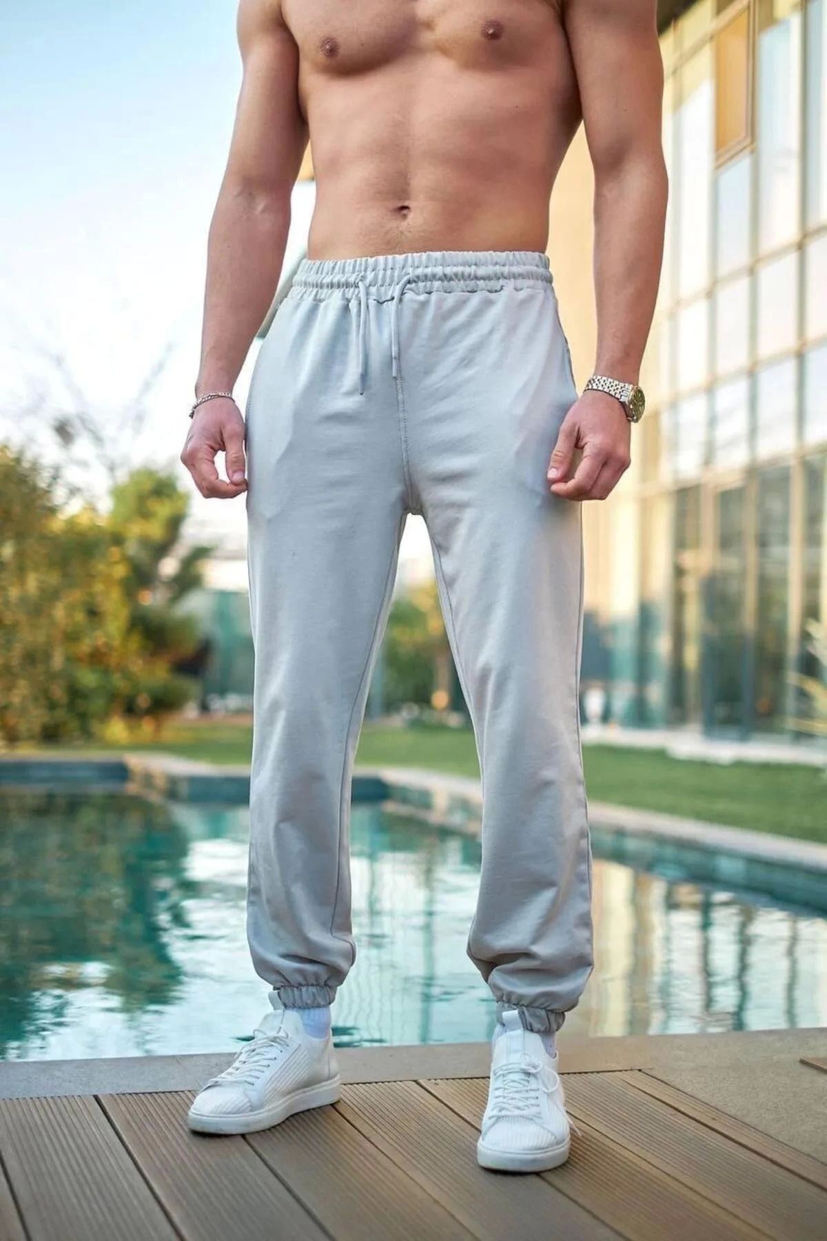 LC Waikiki Beli Lastikli Erkek Jogger Esofman Altı Yazlık Premium Kumaş