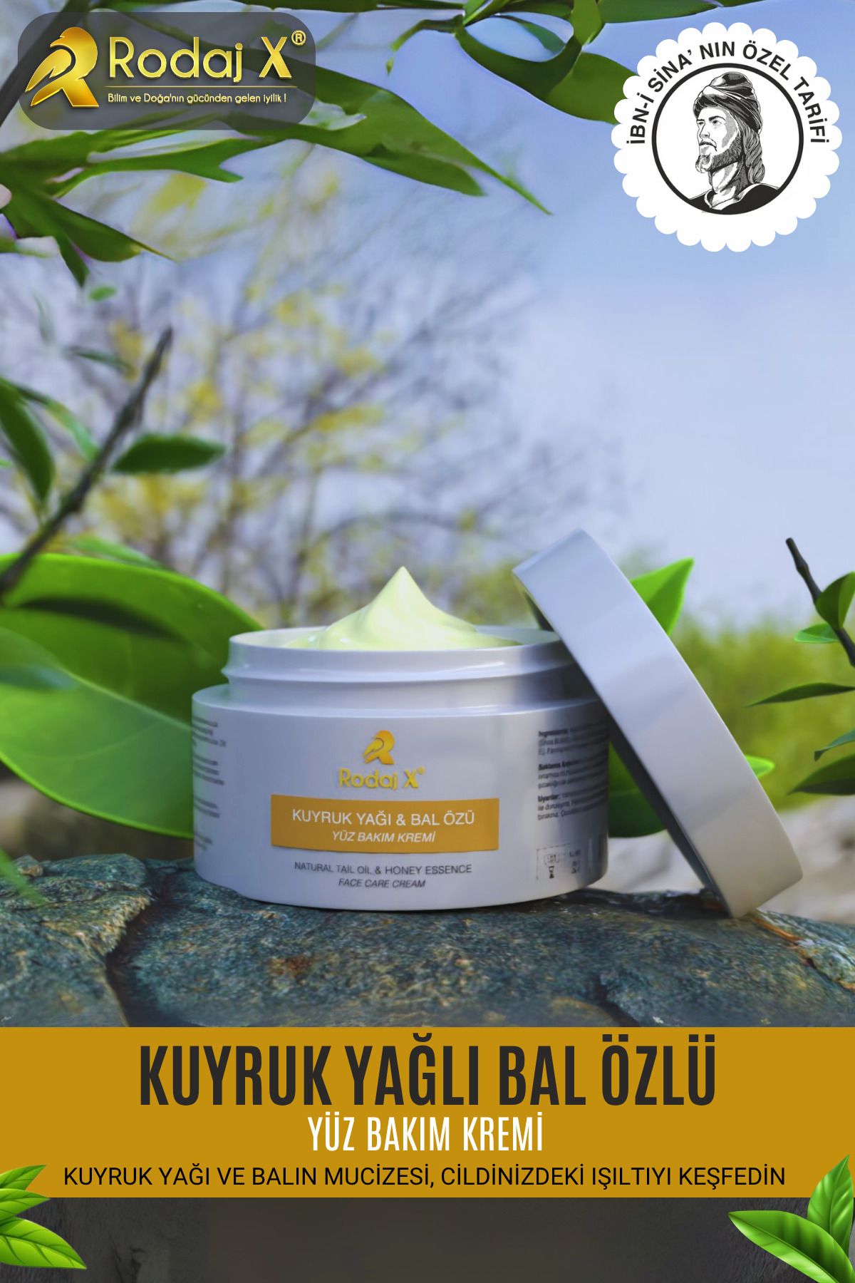 Rodaj X Kuyruk Yağı & Bal Özü Yüz Bakım Kremi 100 Ml