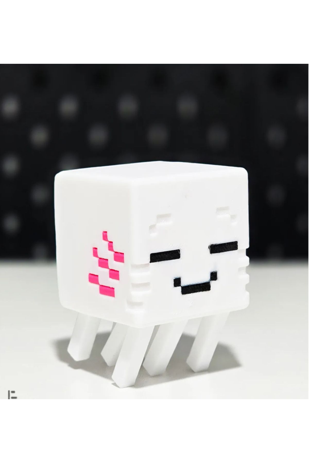 CRAWL 3D STUDIO Minecraft mutlu ghast figür 3d 7cm