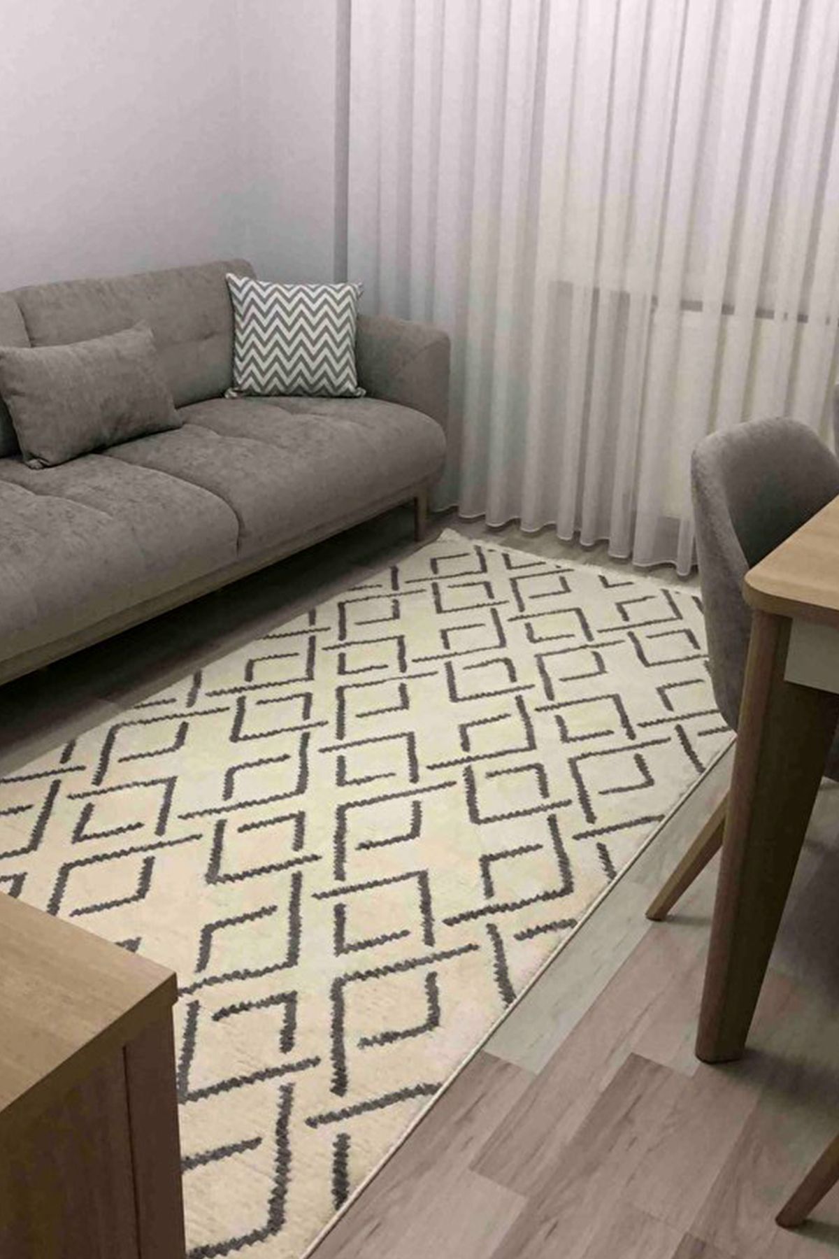 Has Halı Solvia 3609 Krem - Salon, Koridor (Yolluk), Mutfak, Antre, Yatak ve Oturma Odası Halısı