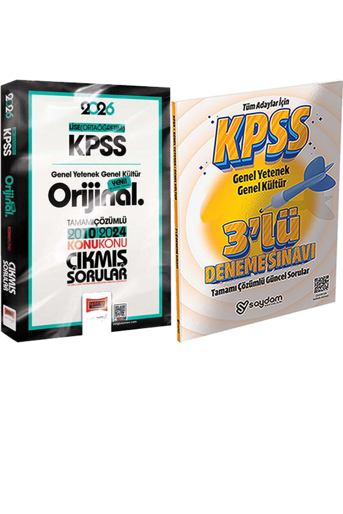 Yargı Yayınları 2026 KPSS Lise-Ortaöğretim GK-GY Orijinal 2010-2024 Konu Konu Çıkmış Sorular + 3lü Deneme Hediye