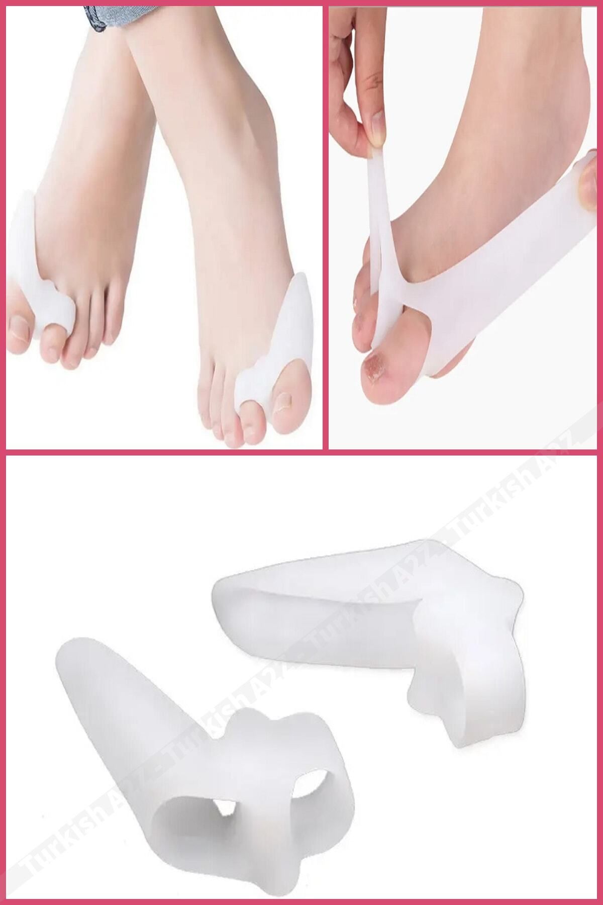 AboutThePerfect İki Parmak İçin Silikon Başparmak Desteği, Rahat ve Koruyucu Tasarım