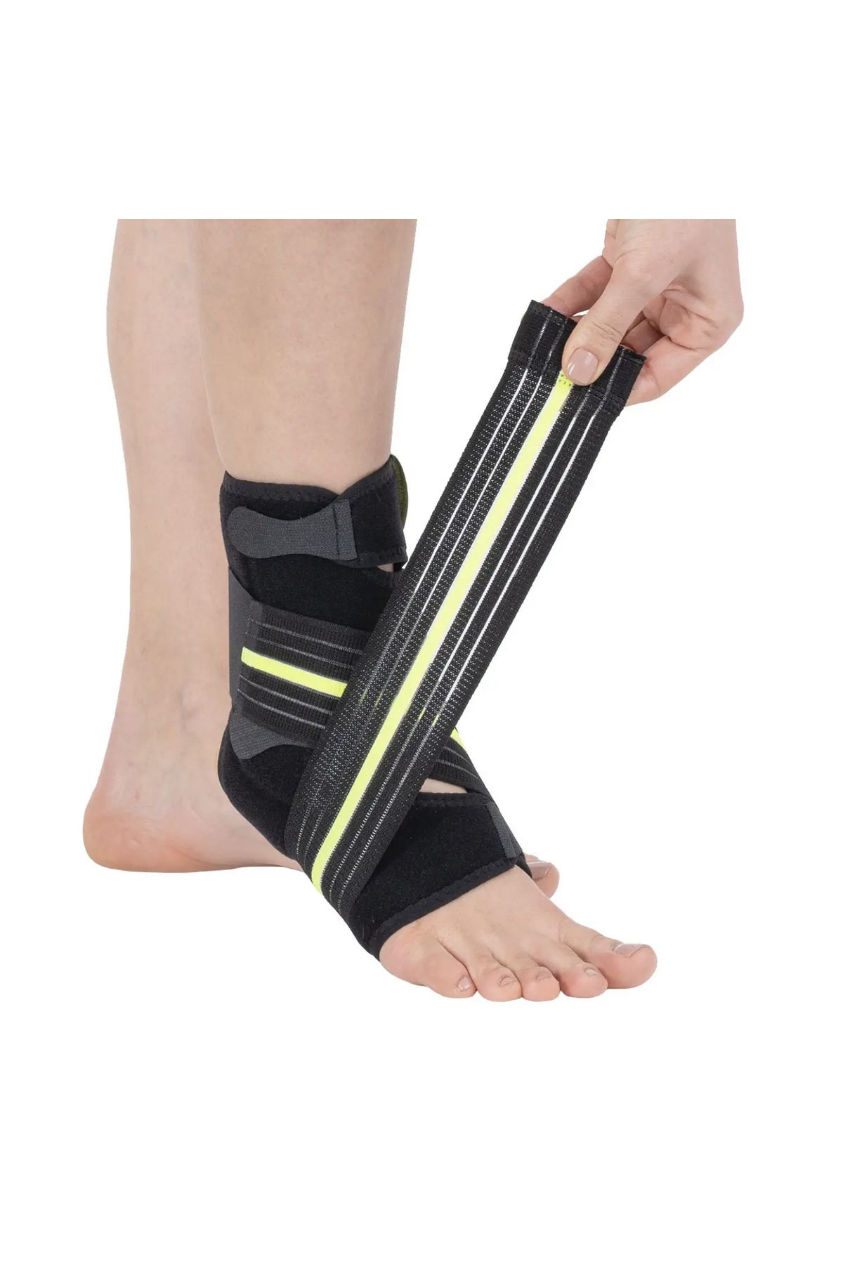 AboutThePerfect Ayak Bileği Destekli 8 Bandajlı Ligament Koruyucu Sağlam ve Rahat Tasarım