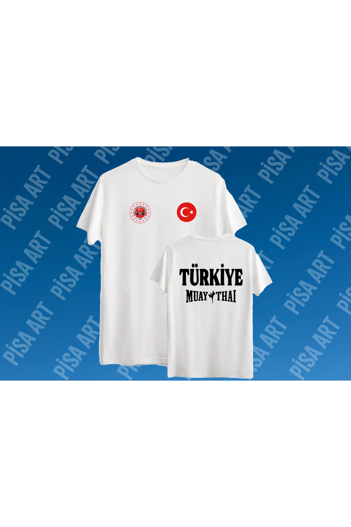 Pisa Art Muay Thai Koleksiyonu Yetişkin ve Çocuk T-Shirt