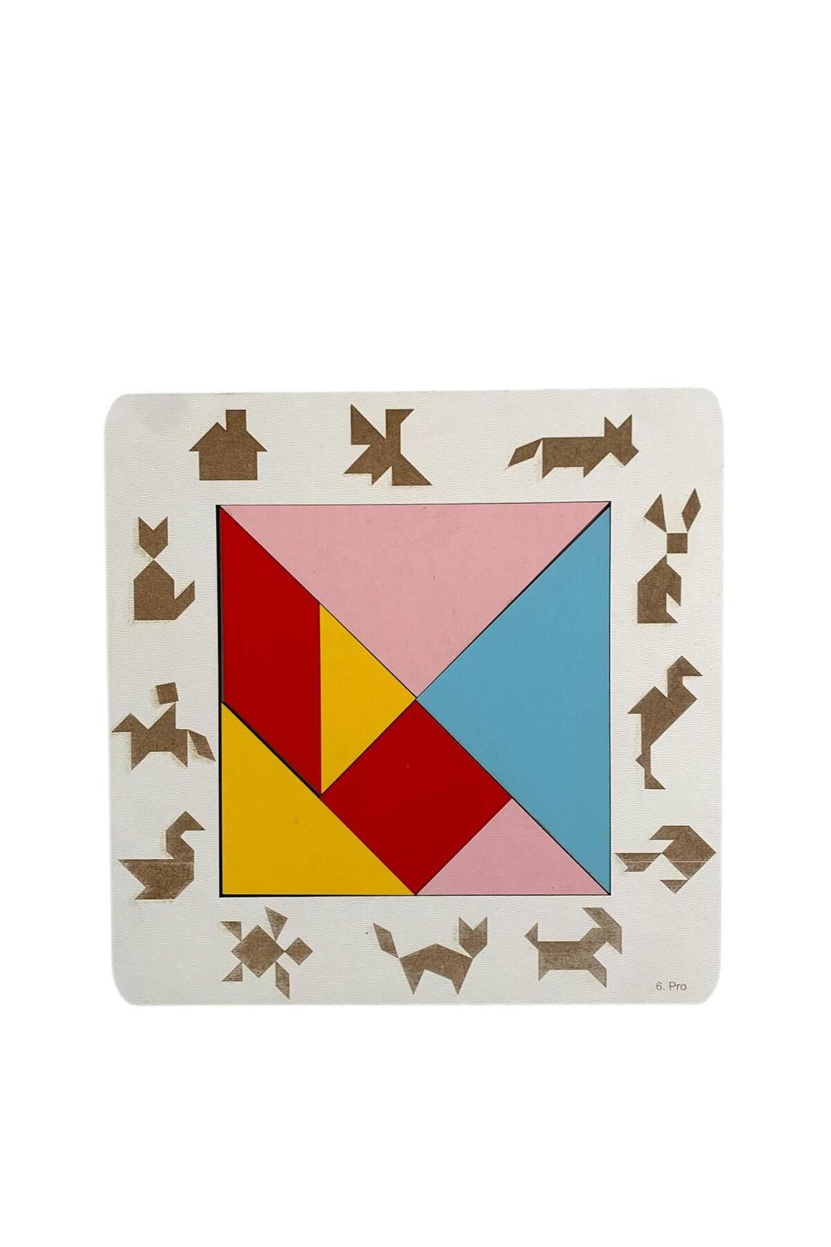 6. Pro Tangram (7 Parça Ahşap)