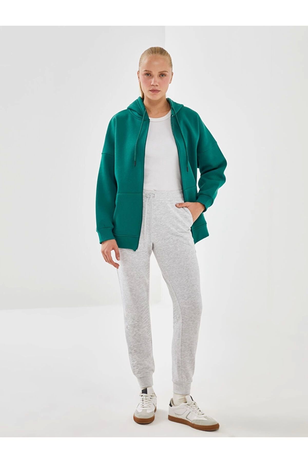 LC Waikiki LCWAIKIKI Beli Lastikli Kadın Jogger Eşofman Altı