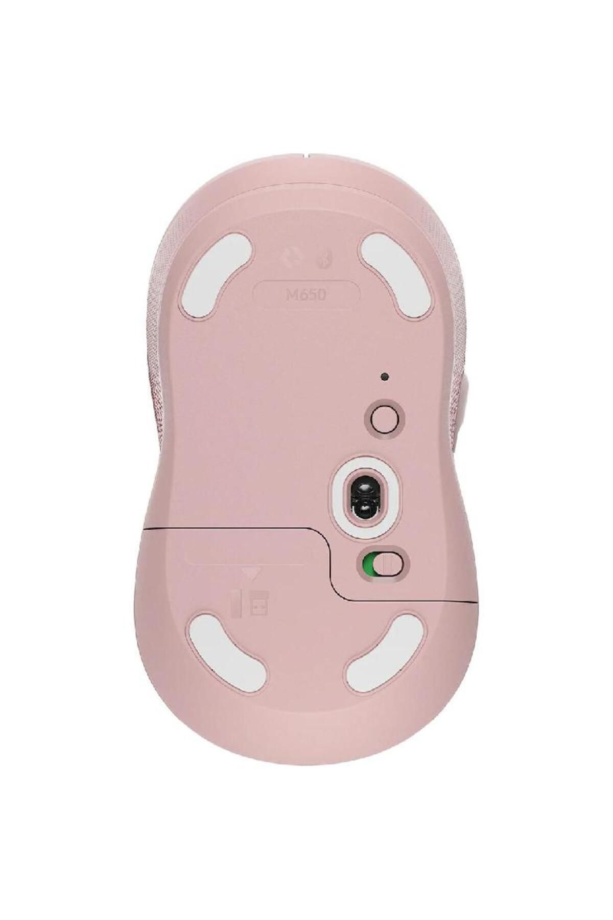 logitech-Signature M650 Mouse Optical up to 4000 dpi Bluetooth/Wireless (2.4 GHz RF)Rose 3
