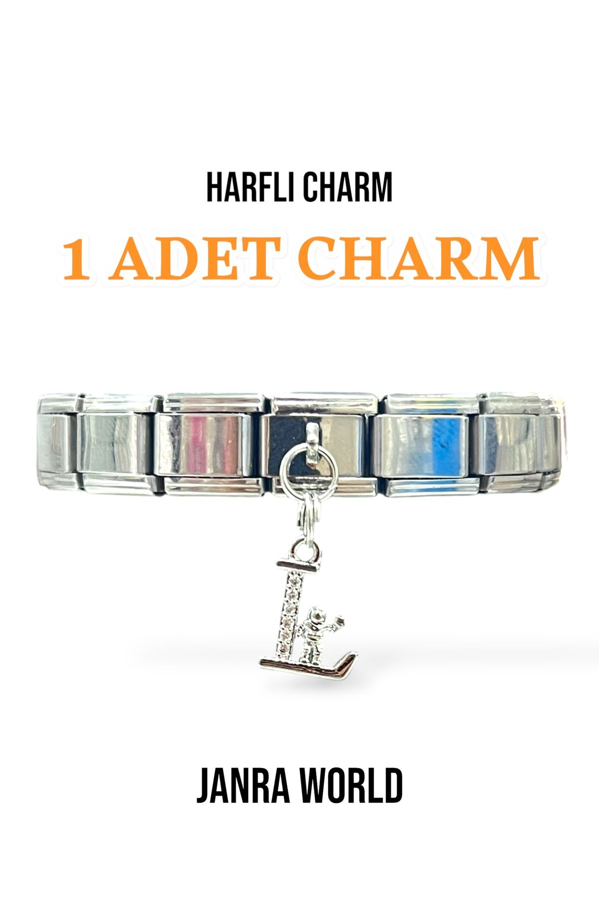 JANRA WORLD Charm Modelleri - İtalyan Charm | Sallantılı & Sallantısız | 0.9 mm Charm Bileklik Uyumlu