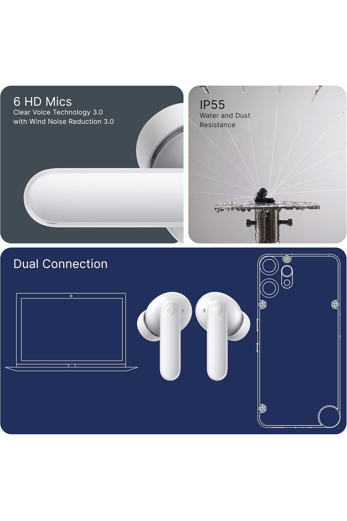 cmf by NOTHING-CMF Buds 2 Plus 2025 New Wireless Earbuds Adaptive Noise Cancelling, Hi-Res Audio Bluetooth Headphon 9