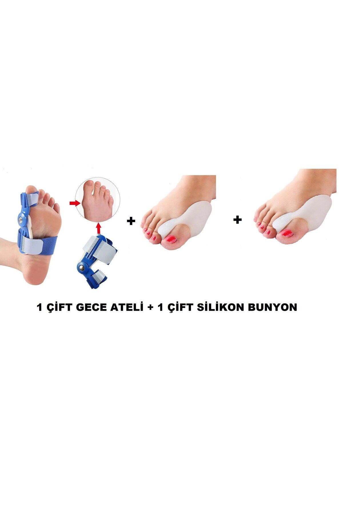 AboutThePerfect Başparmak Düzeltici Gündüz ve Gece Ateli, Rahatlık ve Destek Sunar