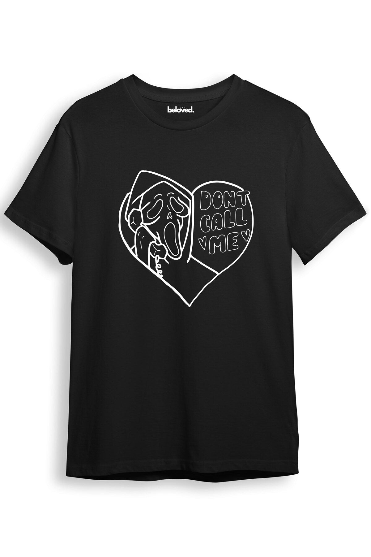 beloved.co Scream Don't Call Me Tasarımlı Dijital Baskılı %100 Pamuk Regular Fit T-Shirt