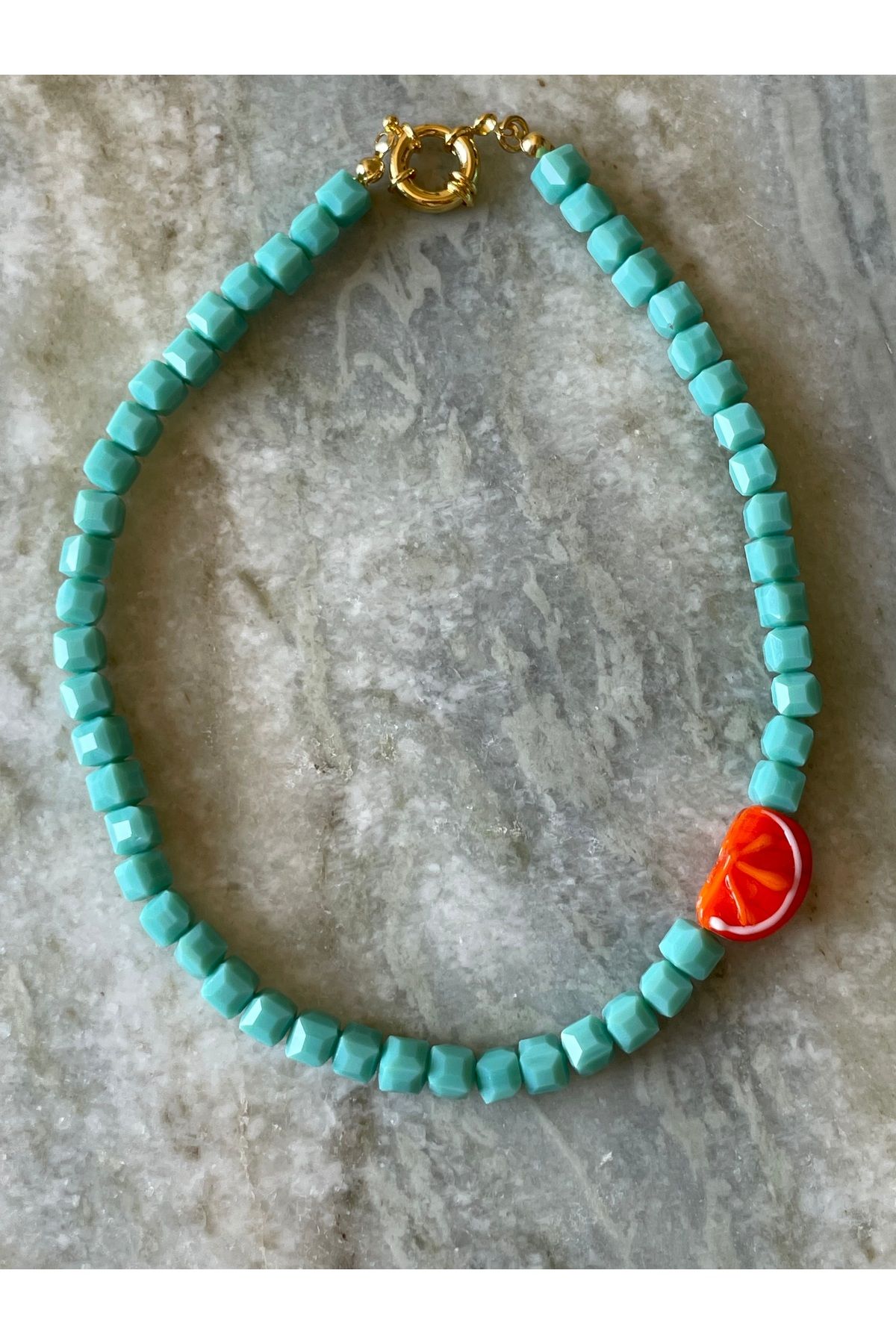 Baby Summer Fruits, Cam Şeftali Kolye