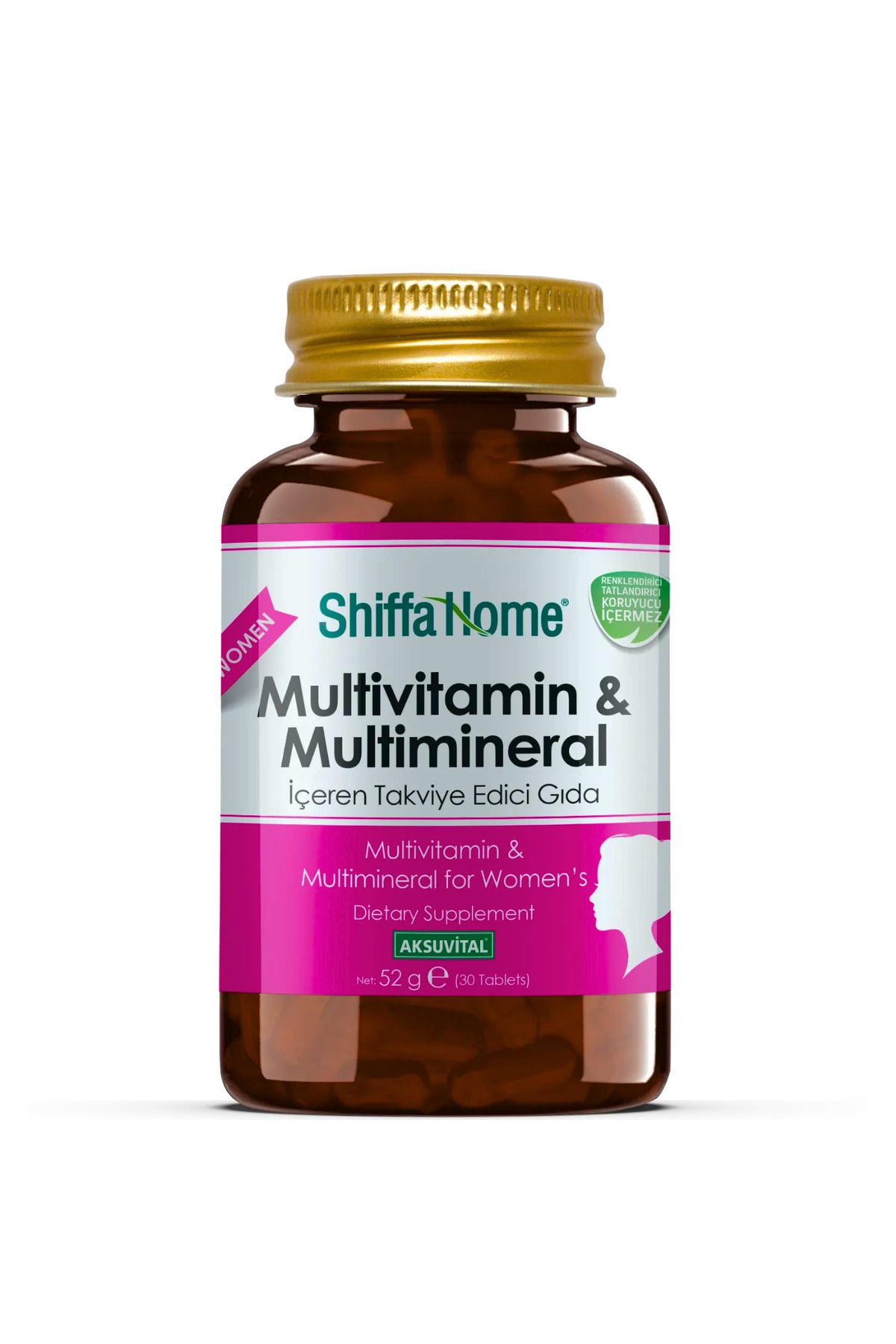 GÜLCE LOKMAN HEKİM AKTAR SHİFFA HOME MULTİVİTAMİN & MULTİMİNERAL - KADIN - 1760 MG X 30 TABLET
