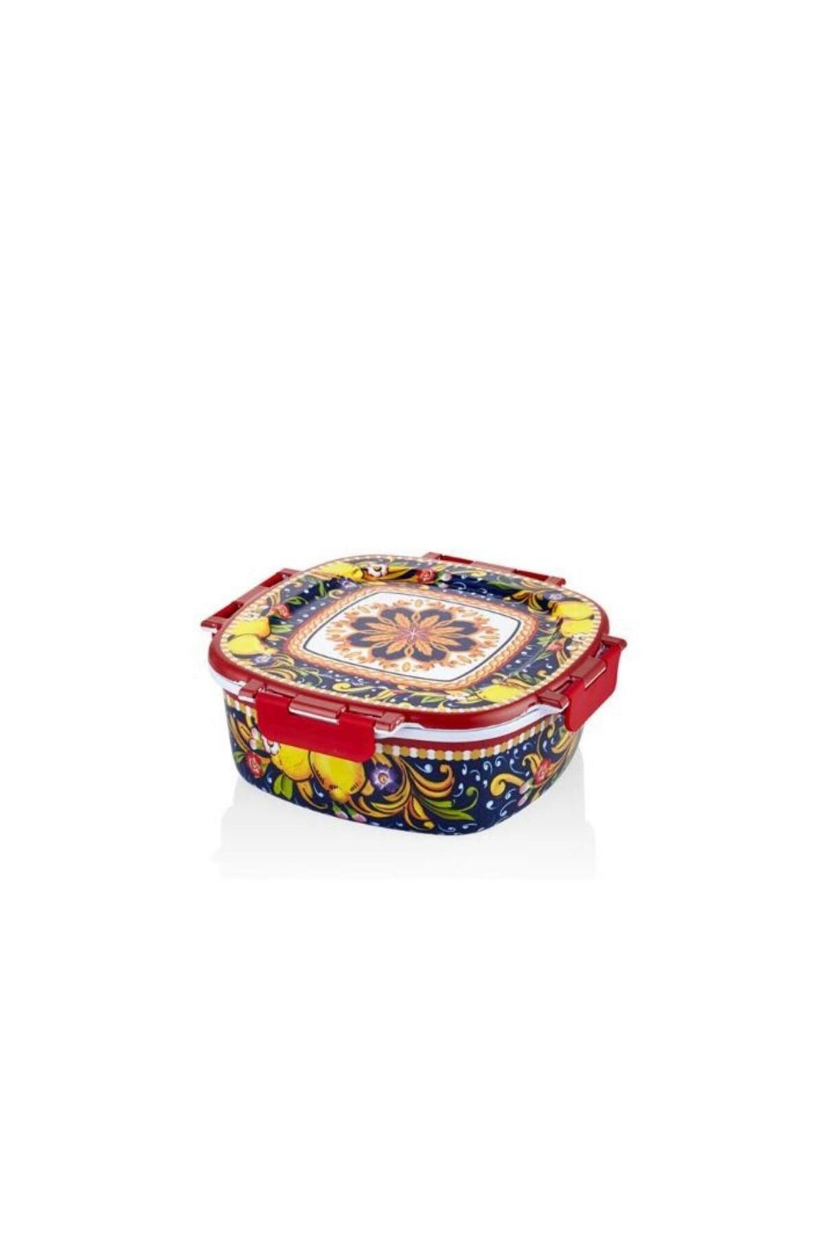 LAMEDORE Flavor Büyük Kare Saklama Kabı 22,5x22,5x8cm