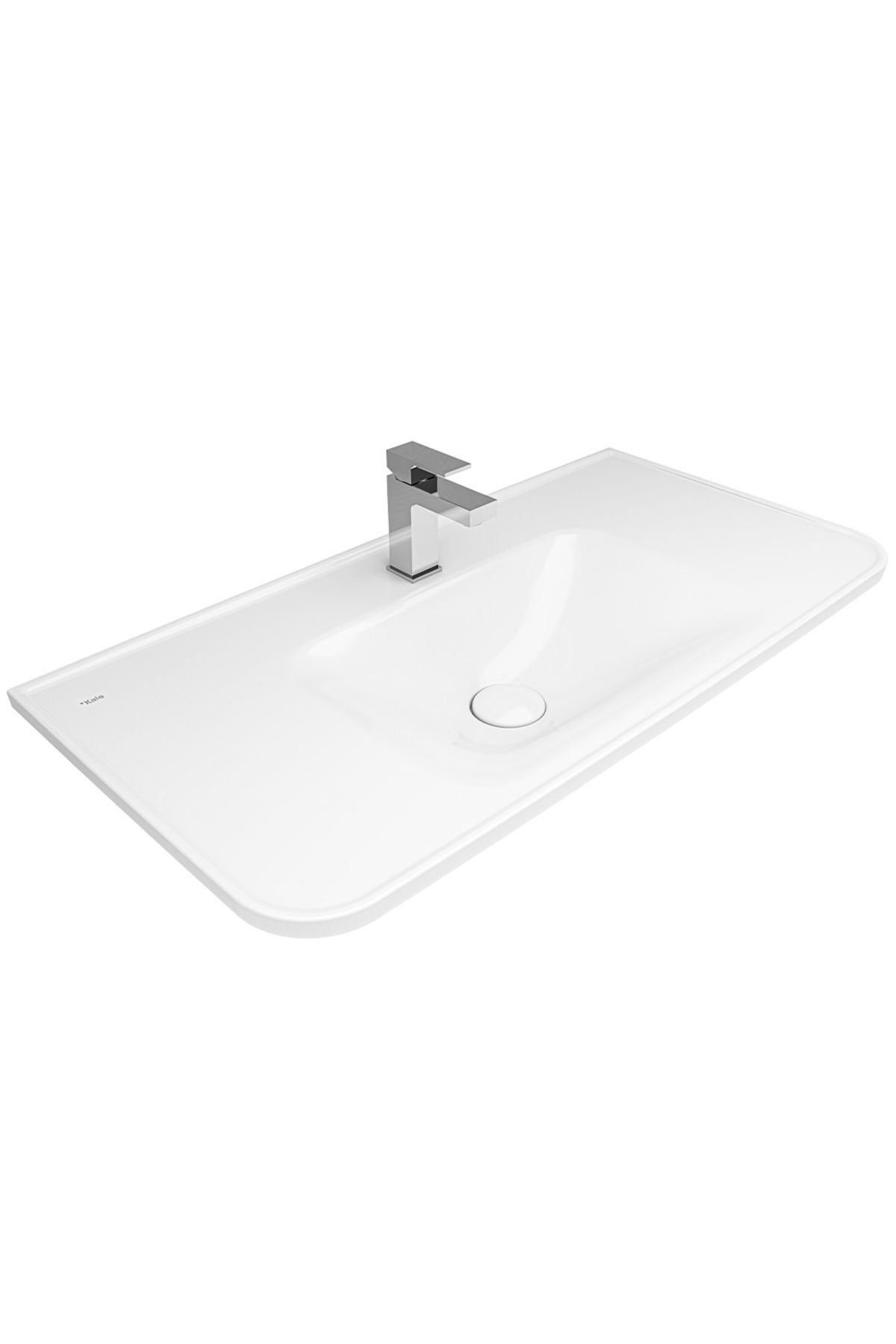 KALE Fold Pro 100x50 Cm Etajerli Lavabo