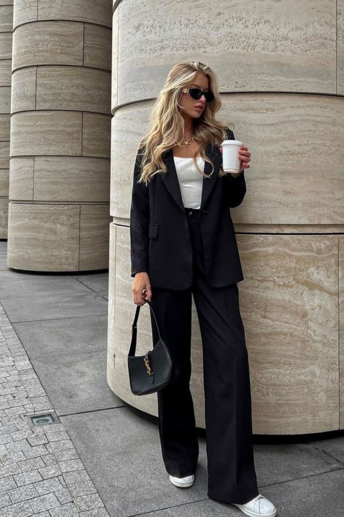 thesunfyre KADIN Rahat Kalıp Önden Düğmeli Yandan Cepli İçi Astarlı Oversize Blazer Ceket