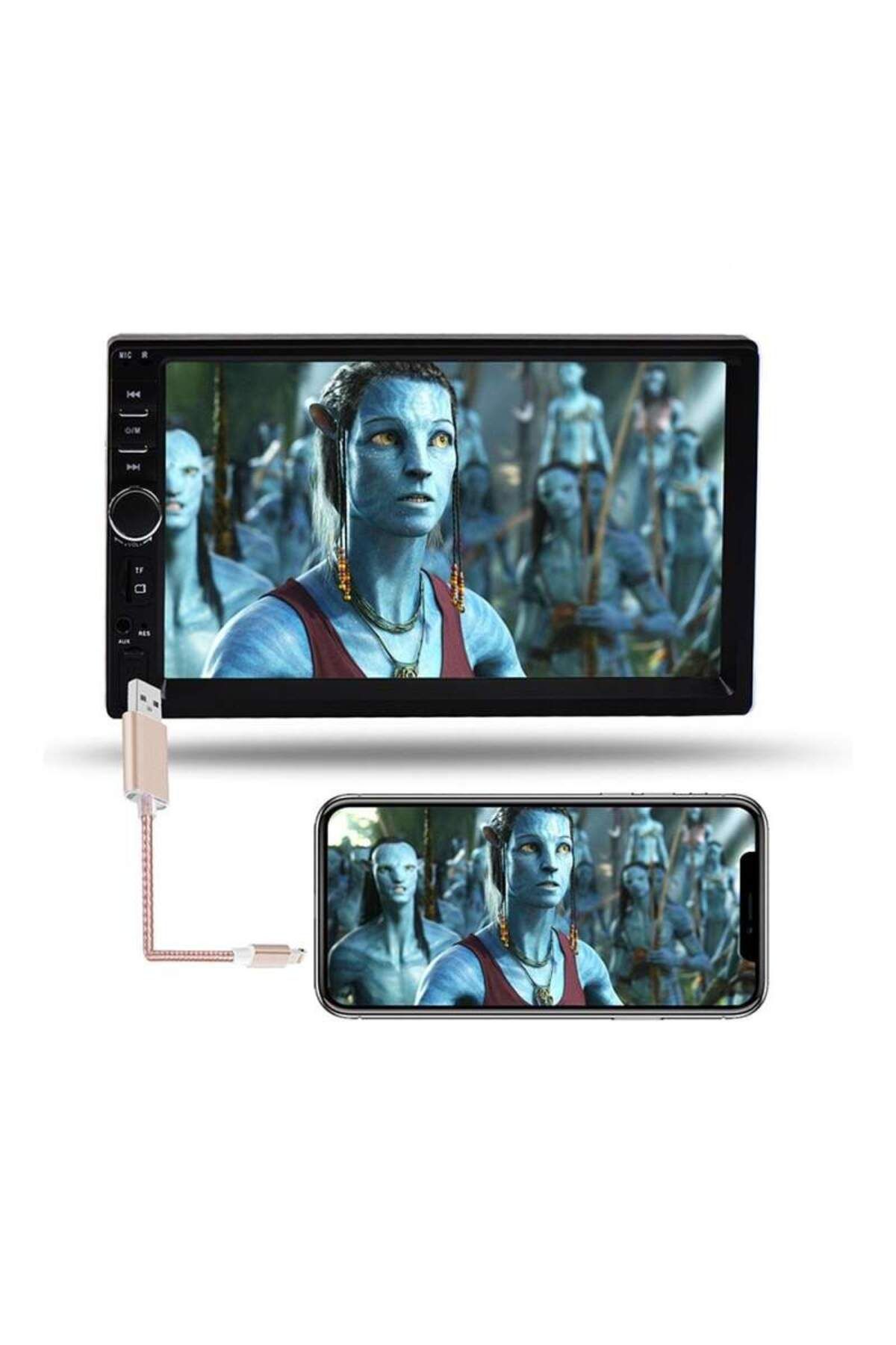 SIKS-Player auto cu navigație MirrorLink, mp5, SIKS, cadru, suporturi de montare, ecran tactil, Bluetooth 5