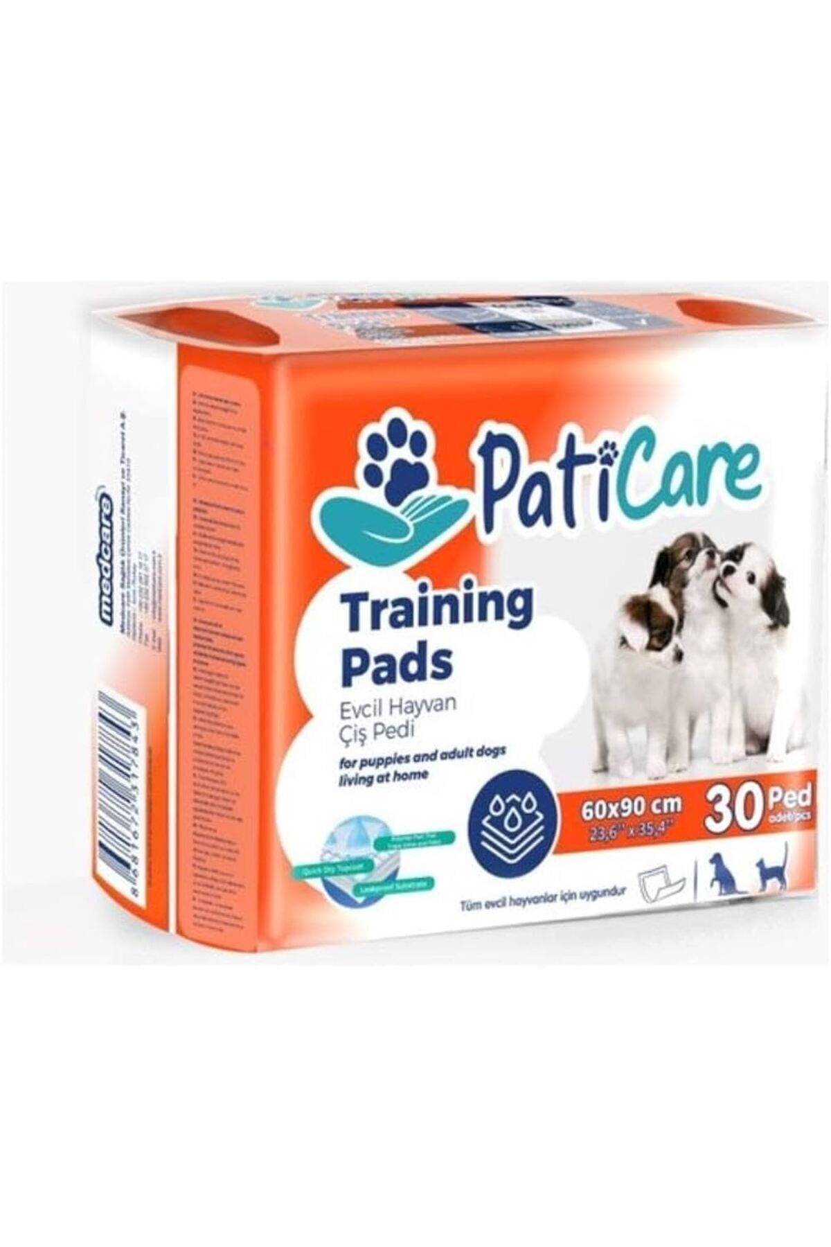 teknotrust Süper Emici Köpek Kedi Evcil Hayvan Çiş Pedi Çiş Eğitim Pedi Tuvalet Eğitim Pedi 60x90 Cm 30 Adet
