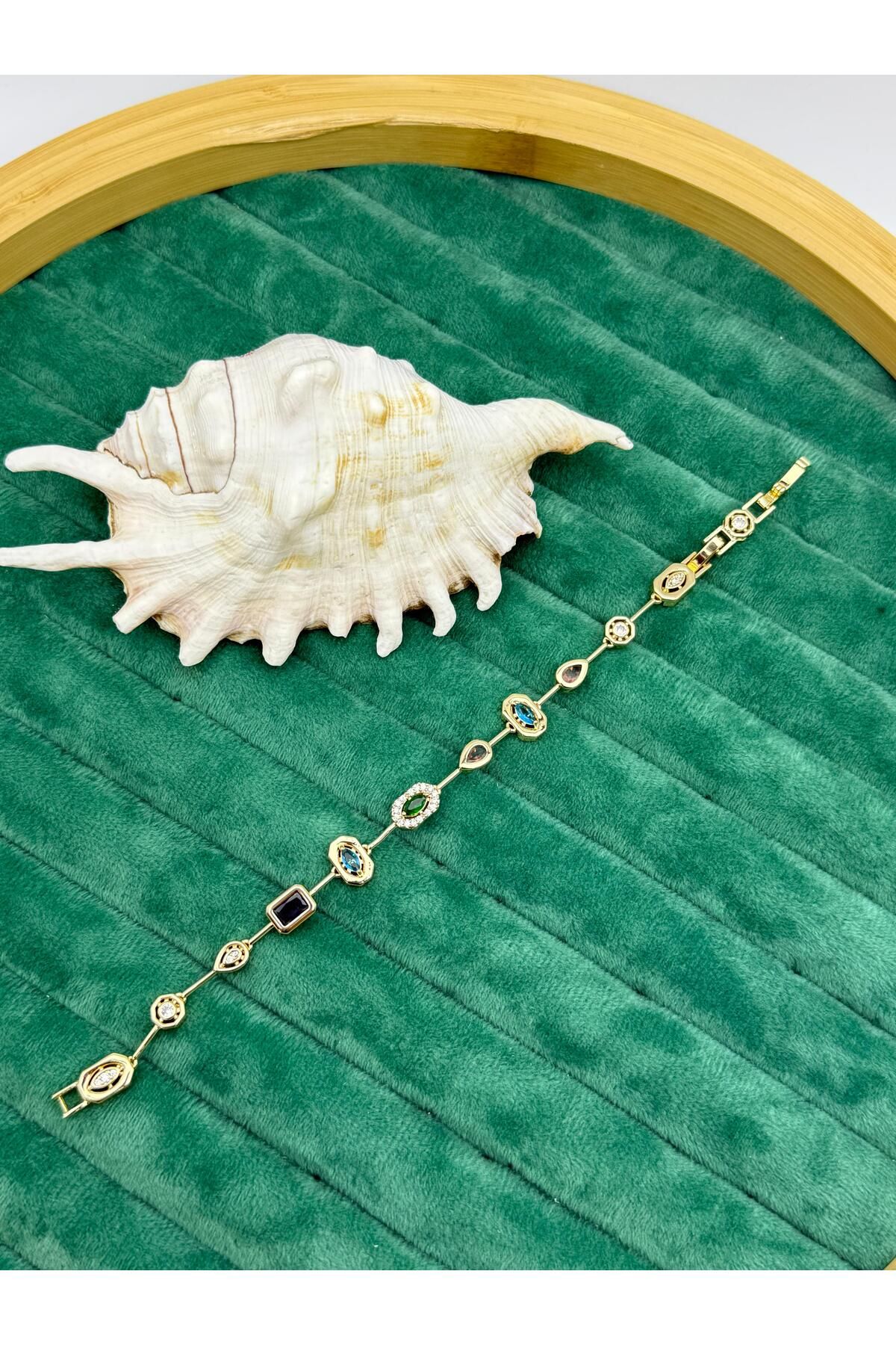 ilvesa shop Steel Çok Taşlı Y Bilekliği Y Kolye Bilekliği