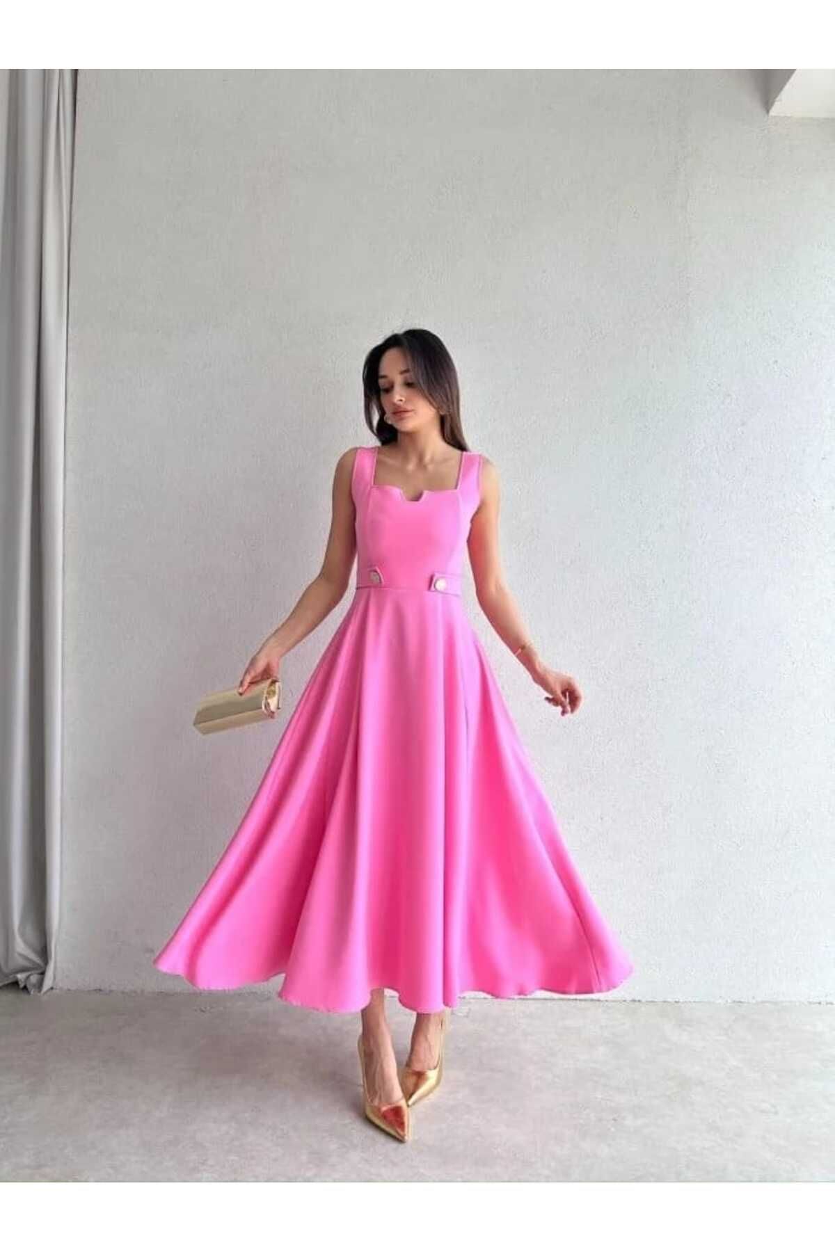 MODA DURAĞI CREW Midi Elbise