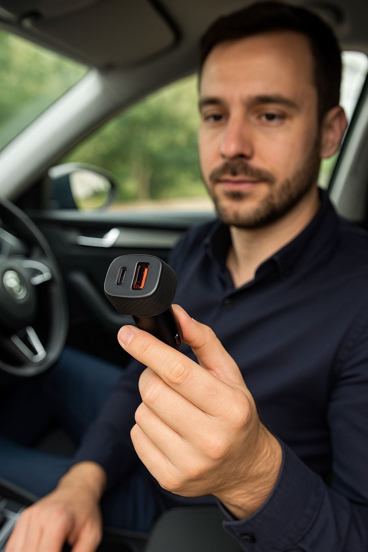 Aragetirsin 38W Hızlı Araç Şarj Cihazı | PD Destekli Type-C - USB Girişli