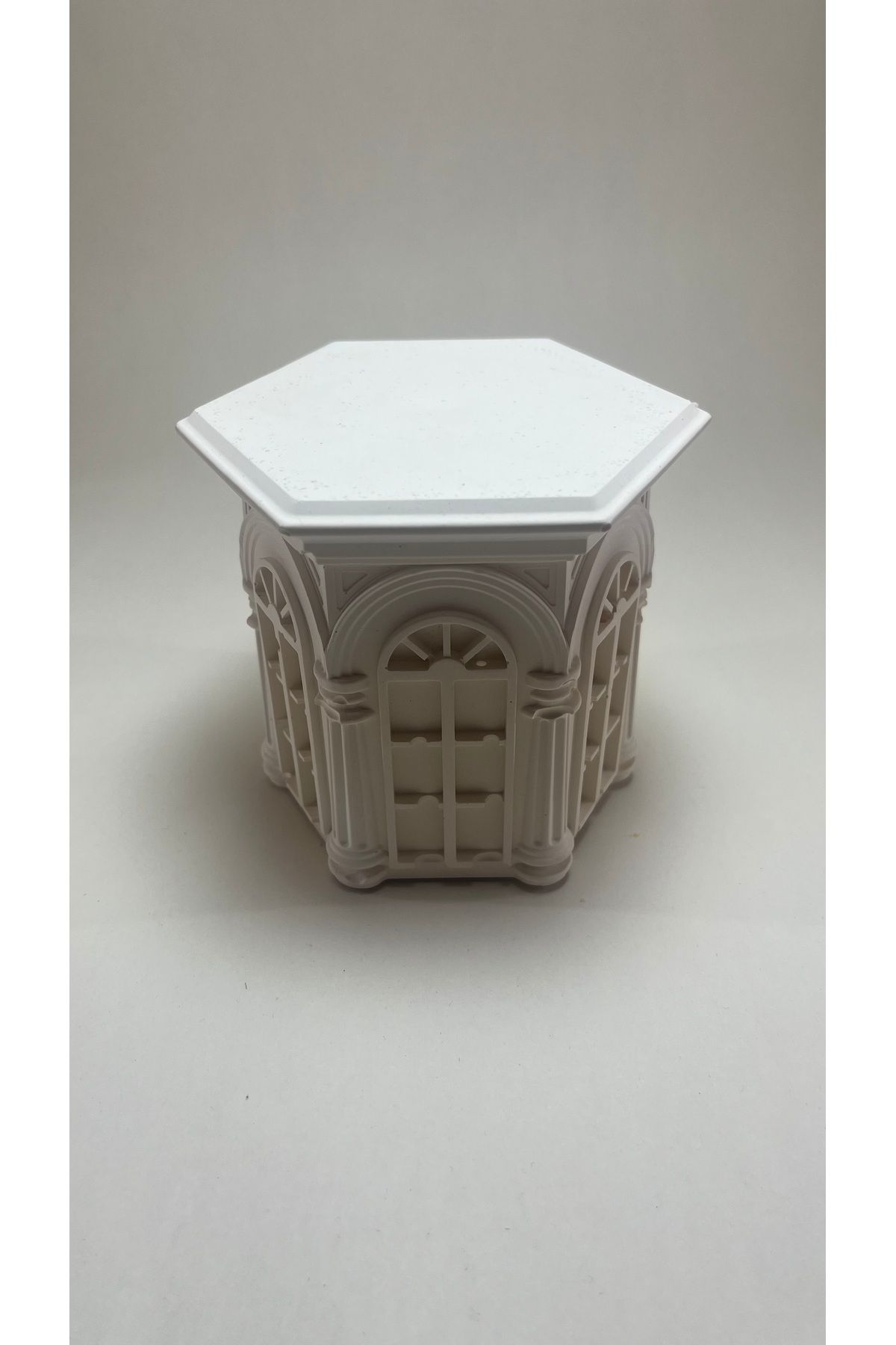 Sienna Candle Roma kilisesi şeklinde beton soya mum