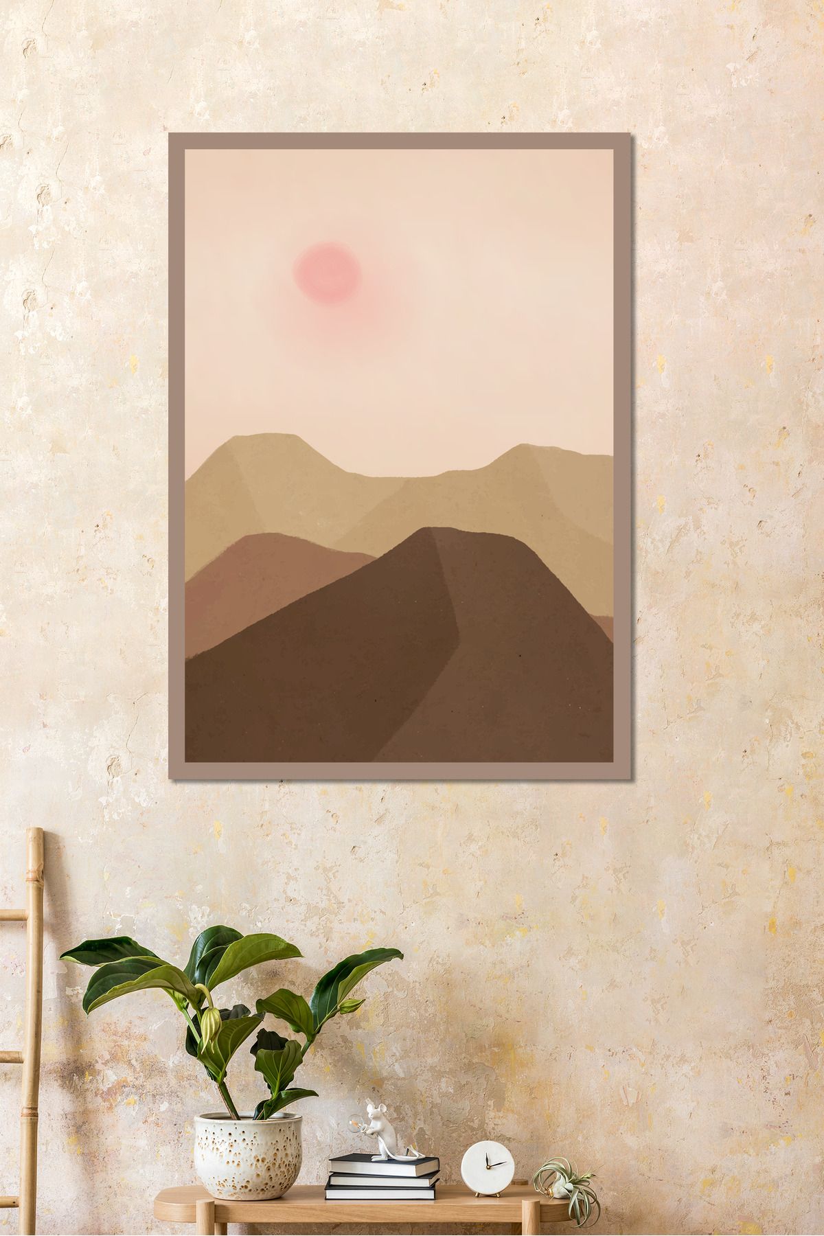 BENUKO Dekorasyon Dağ Manzara Posteri 30x42cm No:5