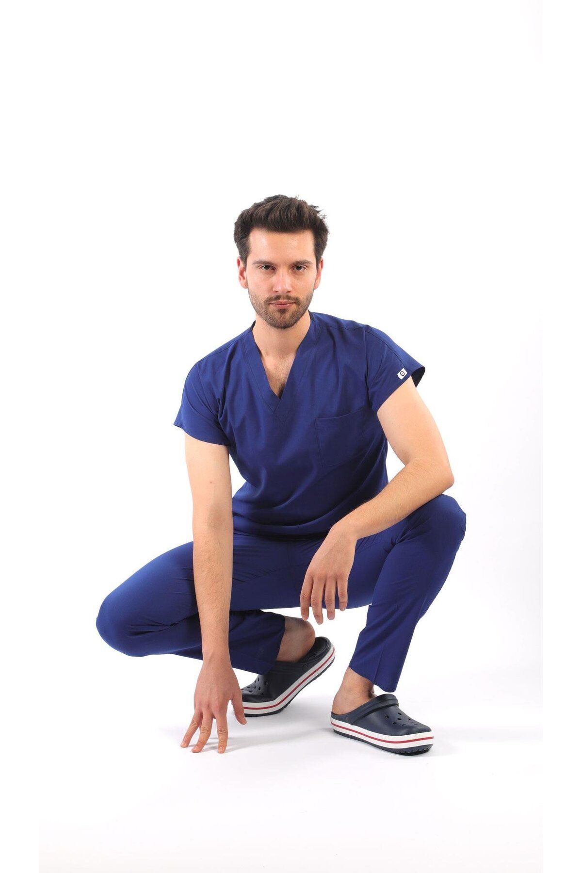 ASFORMA Likralı Takım Erkek-Asflex Saks Mavi