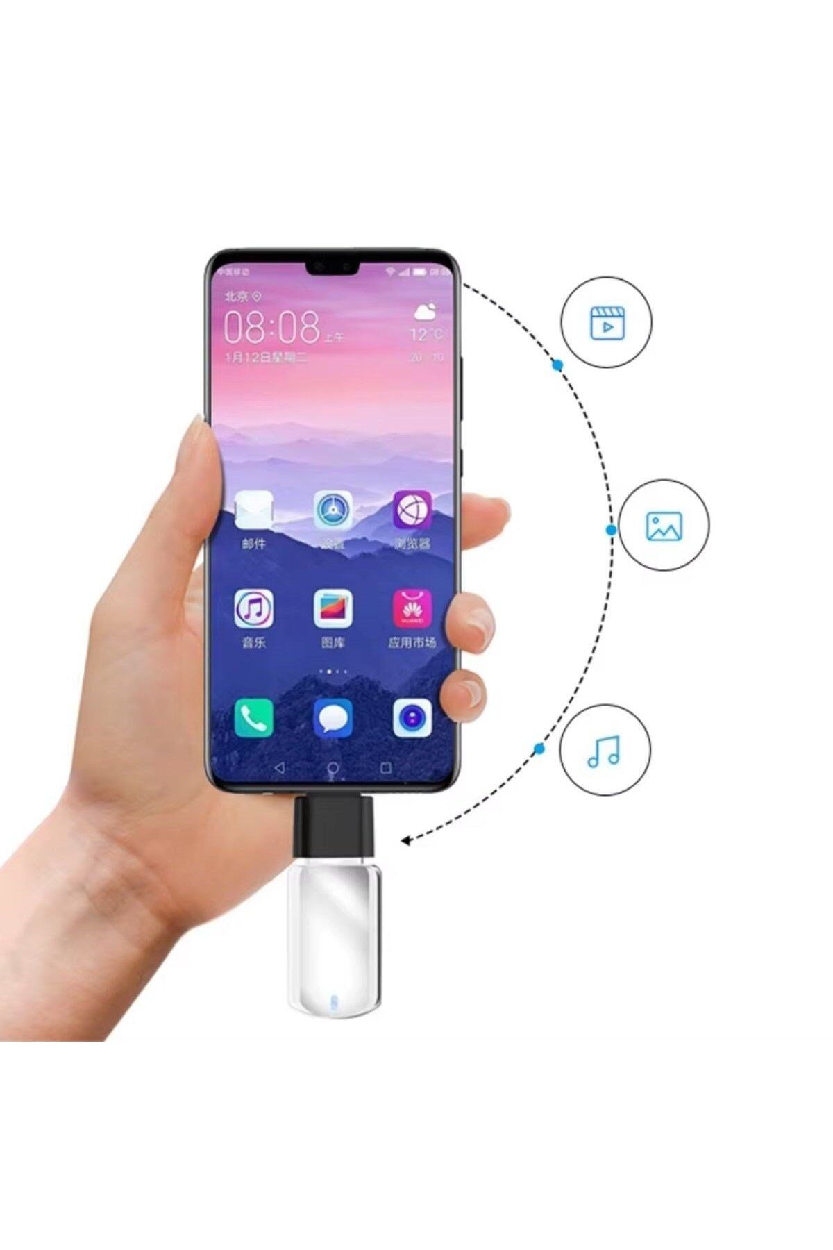 babyale 1 Adet Usb to C Adaptor Dişi Çevirici Dönüştürücü Adaptör