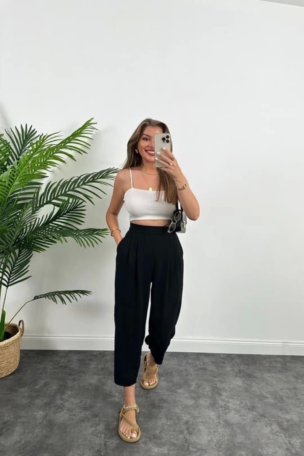 Butik Kadın Yüksek Bel Hürrem Pantolon