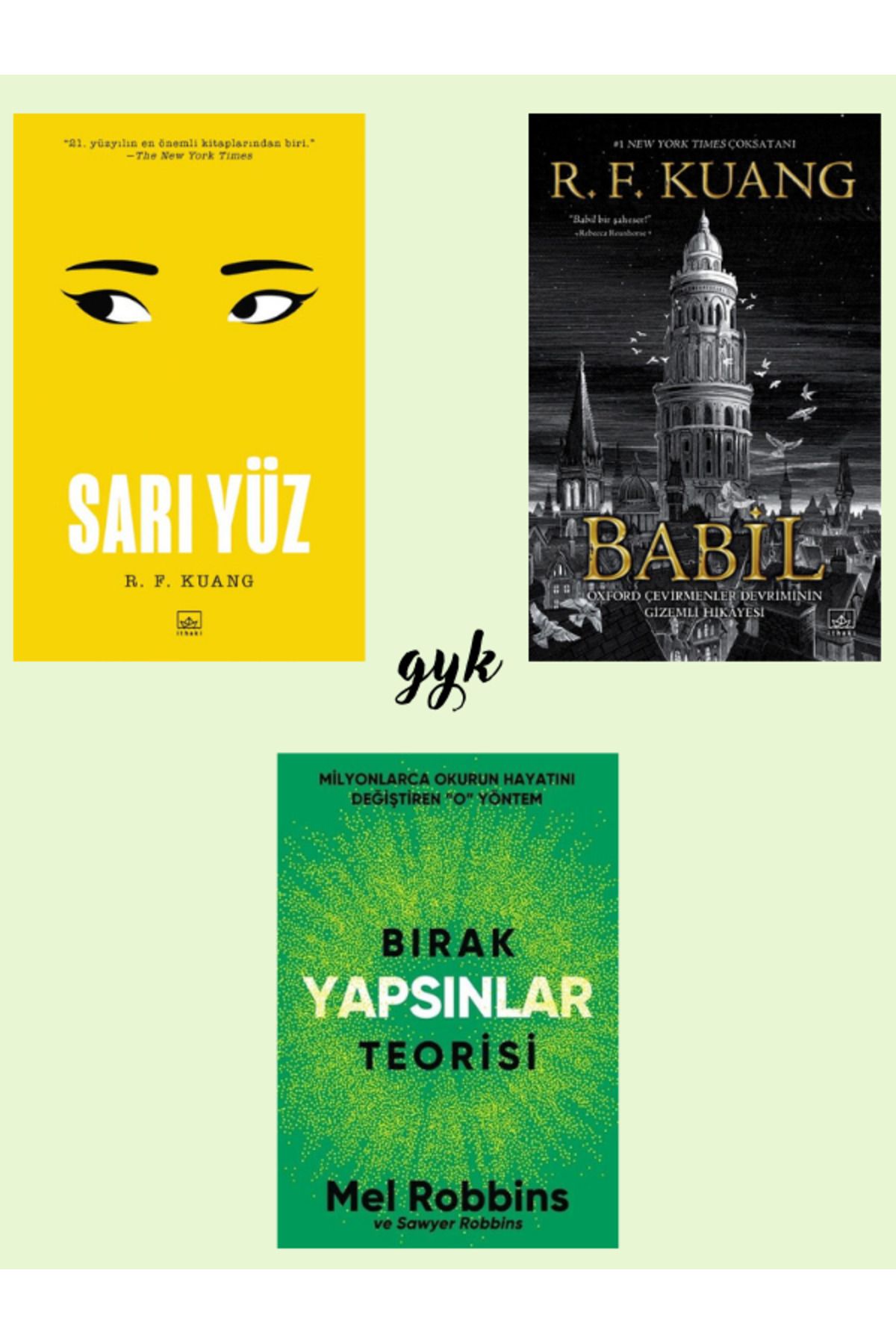 İthaki Yayınları Sarı Yüz - Babil - Bırak Yapsınlar Teorisi 3 Kitap SET