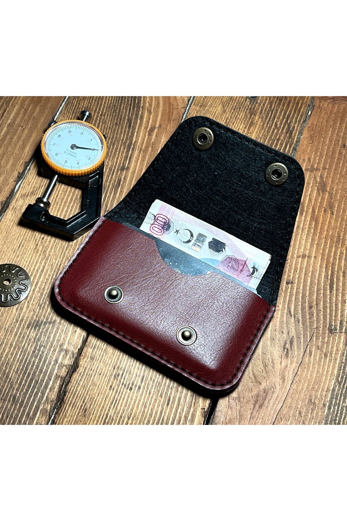 ZDKLEATHER MELODY ÇITÇITLI MİNİMAL KARTLIK