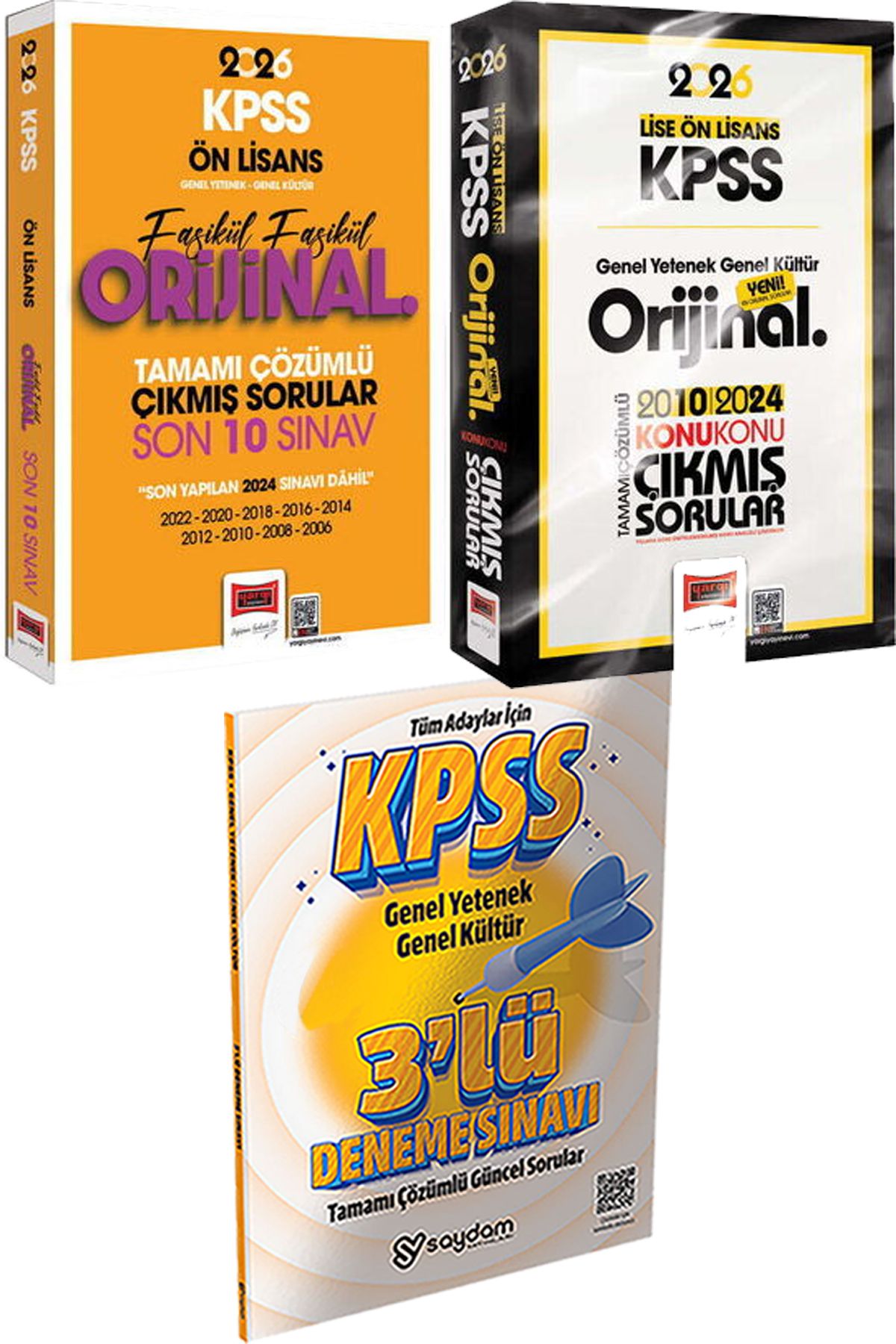 Yargı Yayınları Fasikül Fasikül Orijinal Çıkmış Son 10 Sınav - Lise-Ön Lisans Orijinal 2010-2024 Konu Konu Çıkmış