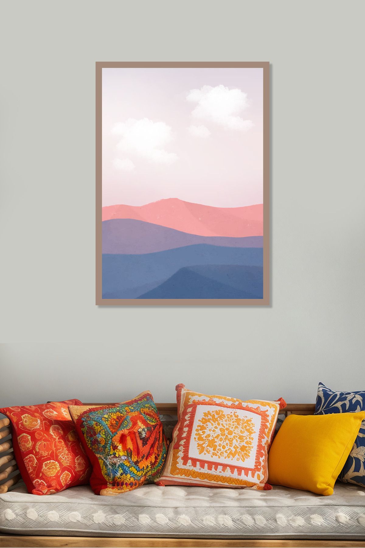 BENUKO Dekorasyon Dağ Manzara Posteri 30x42cm No:3