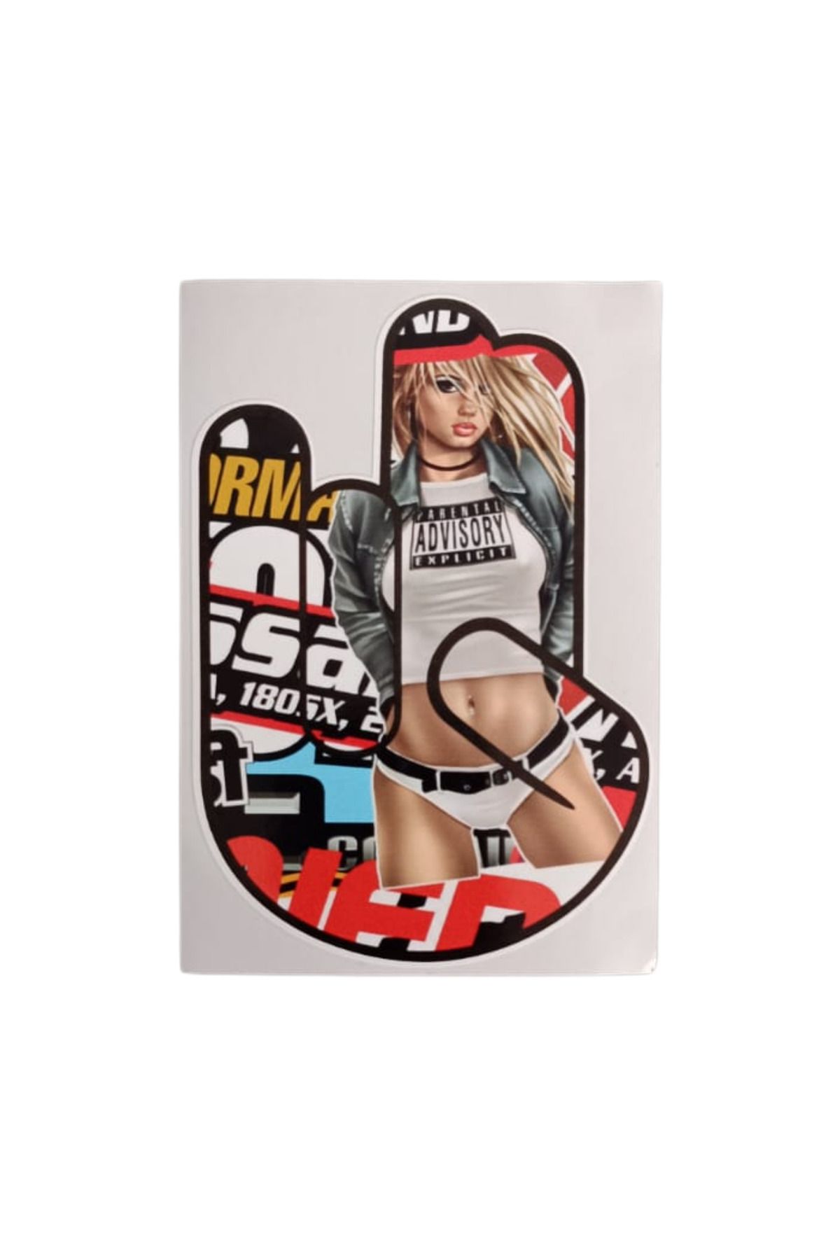 miyrem Oto Aksesuar - Advissory Sticker 13 x 9 cm